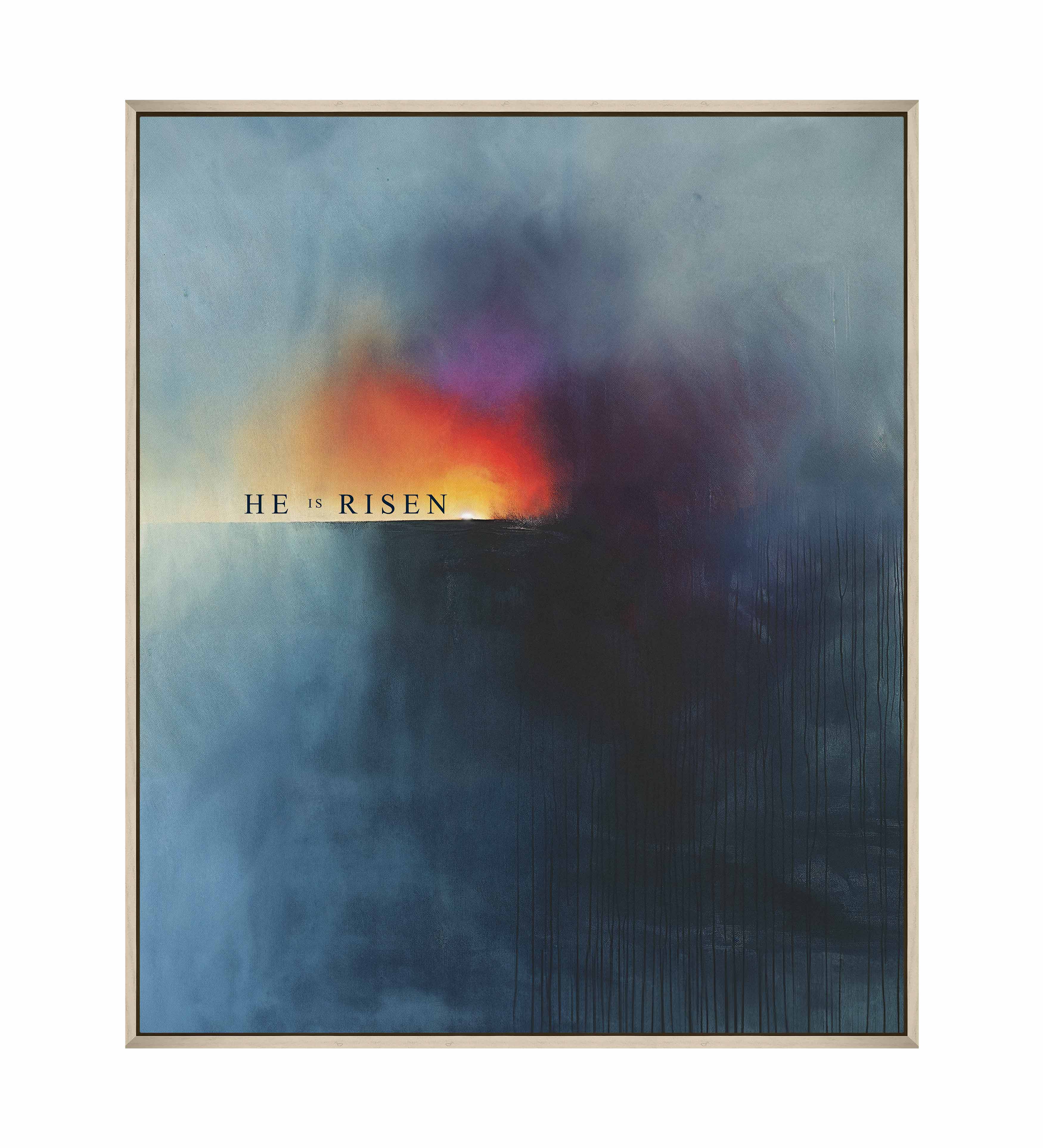 Jesus Christ Resurrection Gallery Wrapped Canvas - Religious Wall Art for Easter Decor, Church, Home & Office - Inspirational Christian Gift