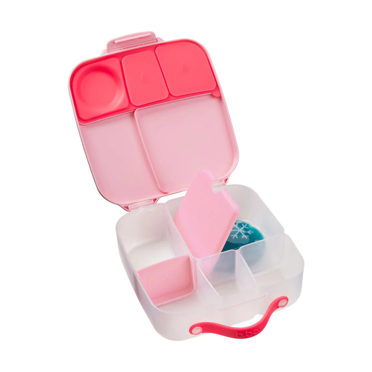 b.box Insulated Kids Lunch Box - Flamingo Fizz Design | Leak-Proof & BPA-Free | Perfect for School, Picnics & Travel