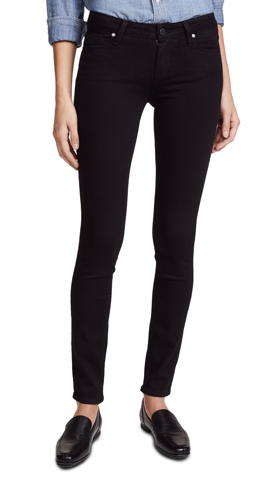 PAIGE Women's Verdugo Mid Rise Ultra Skinny Ankle Jeans - Stretchy Denim Pants for Everyday Comfort | Perfect for Work, Casual Outings & Date Nights