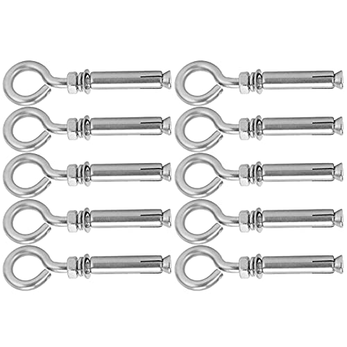 High-Strength M8 Expansion Screws & Drywall Anchors - Heavy Duty Wall Mounting Hardware for Hanging Shelves, TVs & Decorative Paintings | Ideal for Drywall, Concrete & Curtain Rod Installation