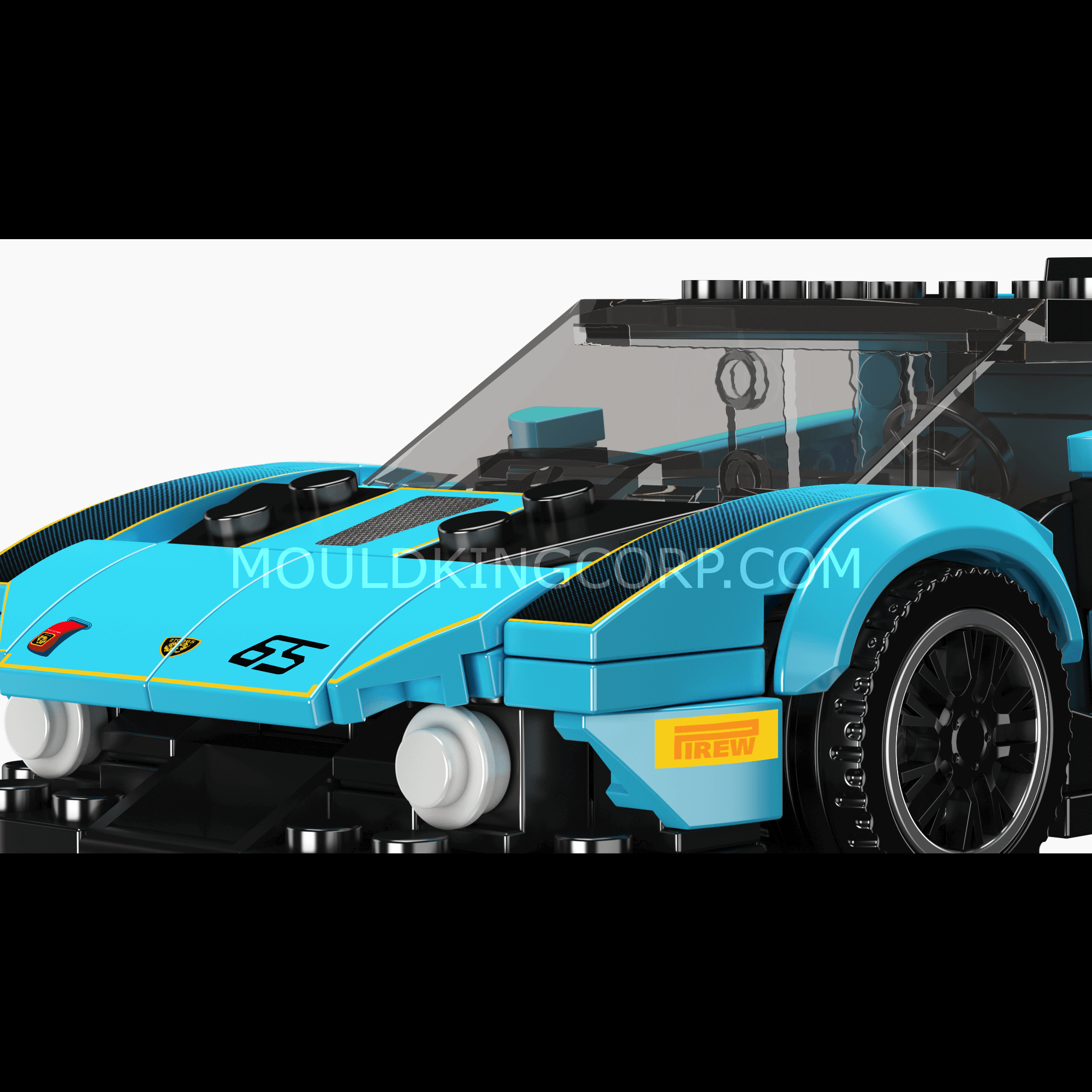 Mould King 27065 Essenza SCV12 Super Car Model Building Kit | 383 Pcs STEM Toy for Kids & Adults | DIY Engineering Project for Car Enthusiasts | Perfect Gift for Birthday & Christmas