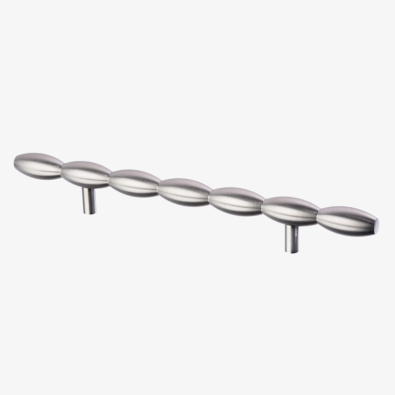 Premium Brushed Nickel Cabinet Knobs & Drawer Pulls - Lew's Hardware Barrel Series - Modern Kitchen & Bathroom Cabinet Hardware for Home Renovation