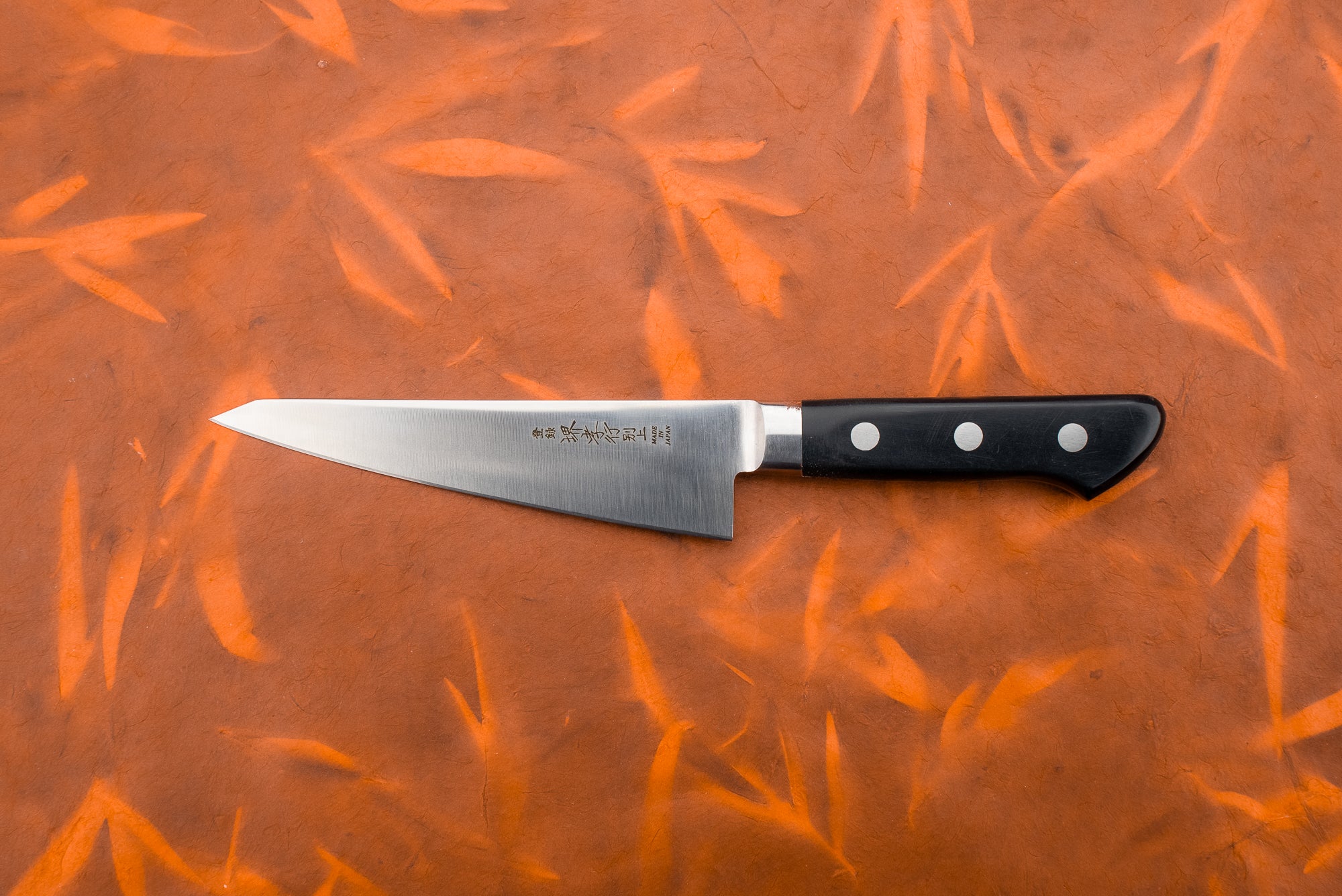 Premium Sakai Takayuki SK4 Left-Handed Honesuki 150mm Japanese Boning Knife - Perfect for Poultry Butchery, Meat Deboning & Professional Kitchen Use