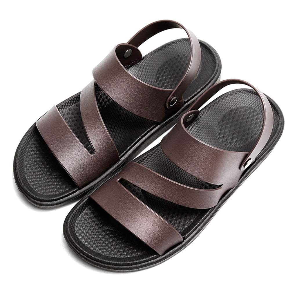 Breathable Men's Summer Sandals - Lightweight Beach Water Shoes for Men | Comfortable Casual Slippers | Perfect for Beach, Pool, Travel & Outdoor Activities (Size 8)