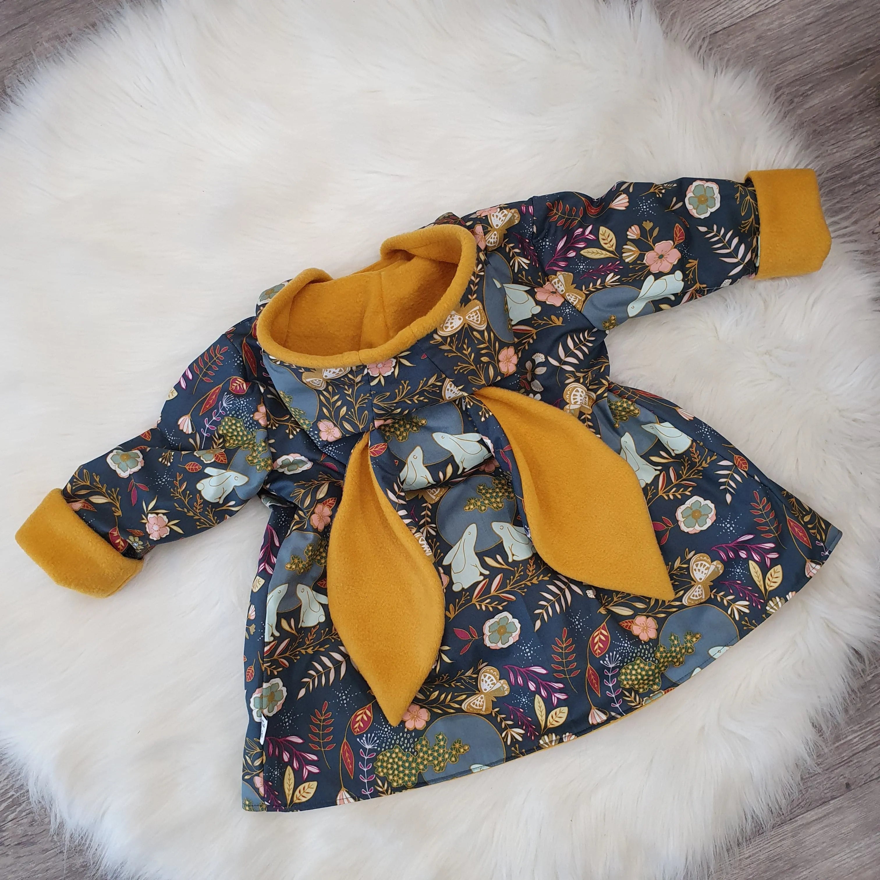Girls Bunny Coat - Soft & Warm Bonnie Bunny Jacket for Autumn | Perfect for Fall Outfits, Halloween Costumes & Outdoor Adventures