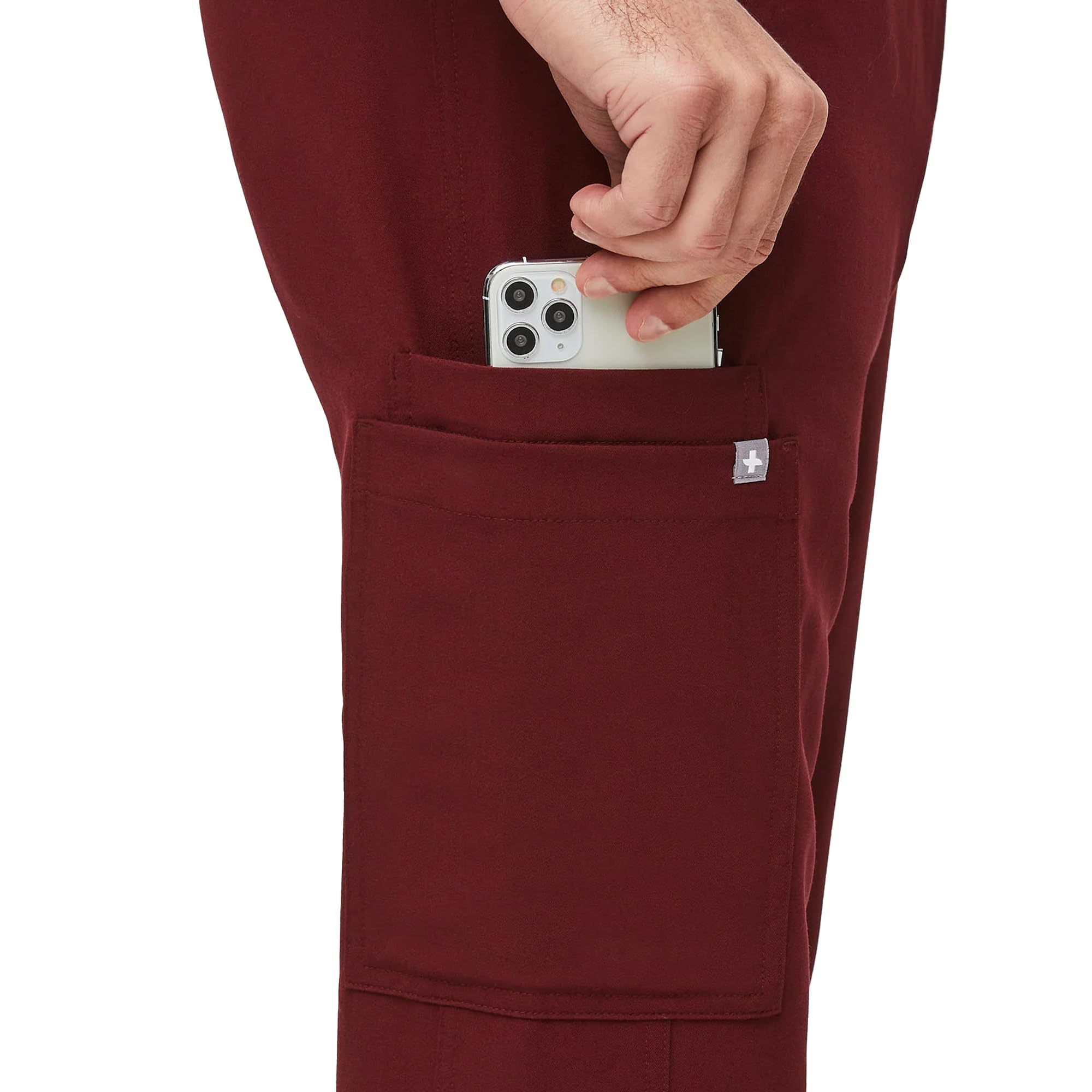 FIGS Axim Cargo Scrub Pants for Men - Classic Fit, Straight Leg, 7 Functional Pockets, 4-Way Stretch Fabric, Wrinkle-Resistant Medical Scrubs | Perfect for Doctors, Nurses & Healthcare Professionals