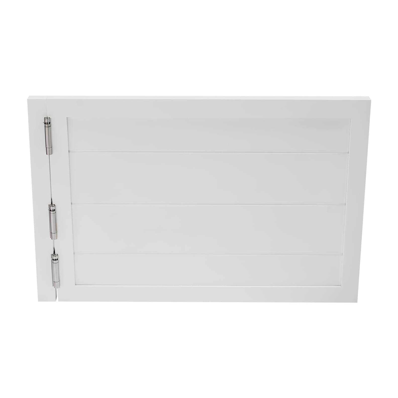 White 35.4x23.6 Inch Swinging Cafe Saloon Half Door - Perfect for Kitchen Partition, Restaurant Decor & Western Style Home Entrance
