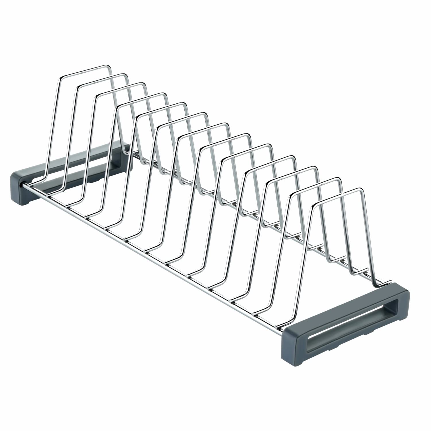 SmartSlide 20 Inch Stainless Steel Modular Kitchen Basket Plate Fixer | Tandem Dish Rack & Kitchen Stand for Organized Dish Storage & Drying