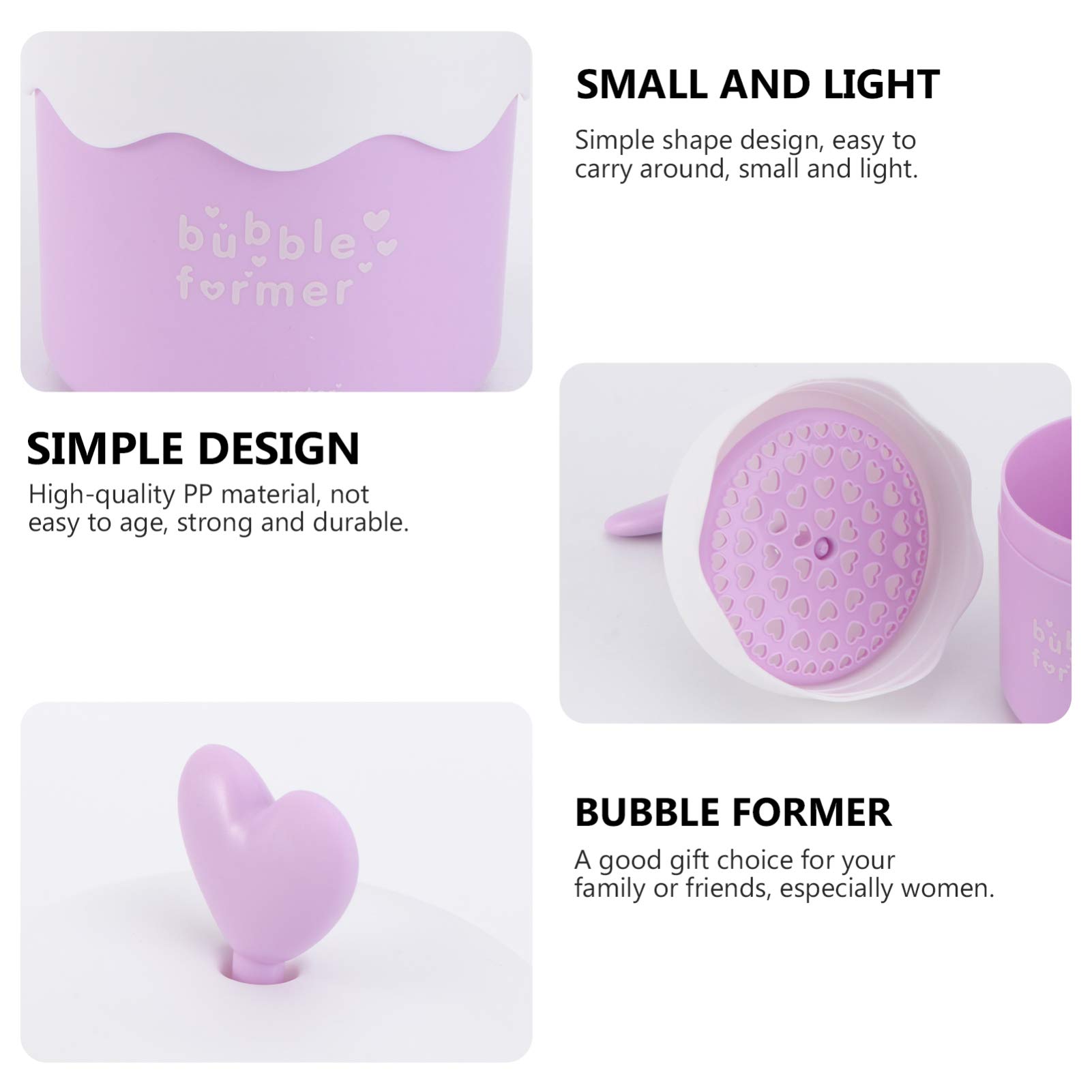 **Cabilock Electric Foam Maker for Face Wash - Portable Facial Cleanser & Soap Dispenser, Travel-Friendly Bubble Maker for Skincare, Milk Frother for Coffee (Purple) - Perfect for Daily Cleansing & Travel Skincare Routine**