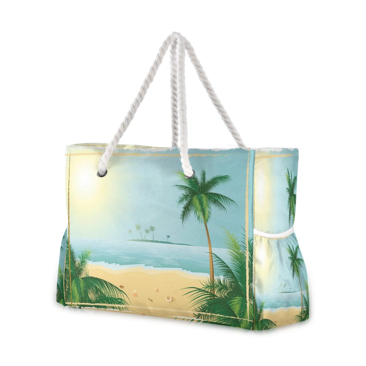 Senya Large Water-Resistant Canvas Beach Tote Bag - Durable Shoulder Bag for Gym, Travel & Daily Use | Perfect for Beach Trips, Shopping & Work Commute