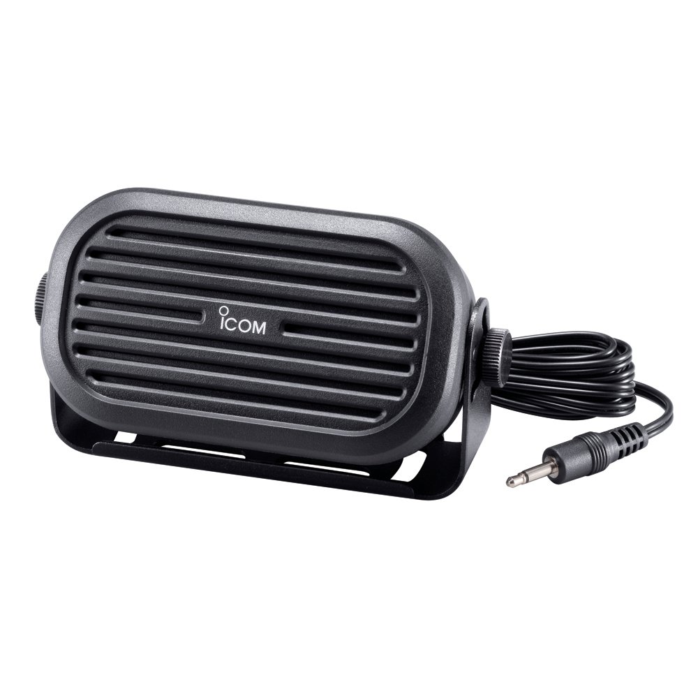 Icom SP35 5W External Speaker with 3.5mm Jack & 2M Cable - Compatible with Icom Radios - Perfect for Ham Radio, Marine, and Emergency Communications