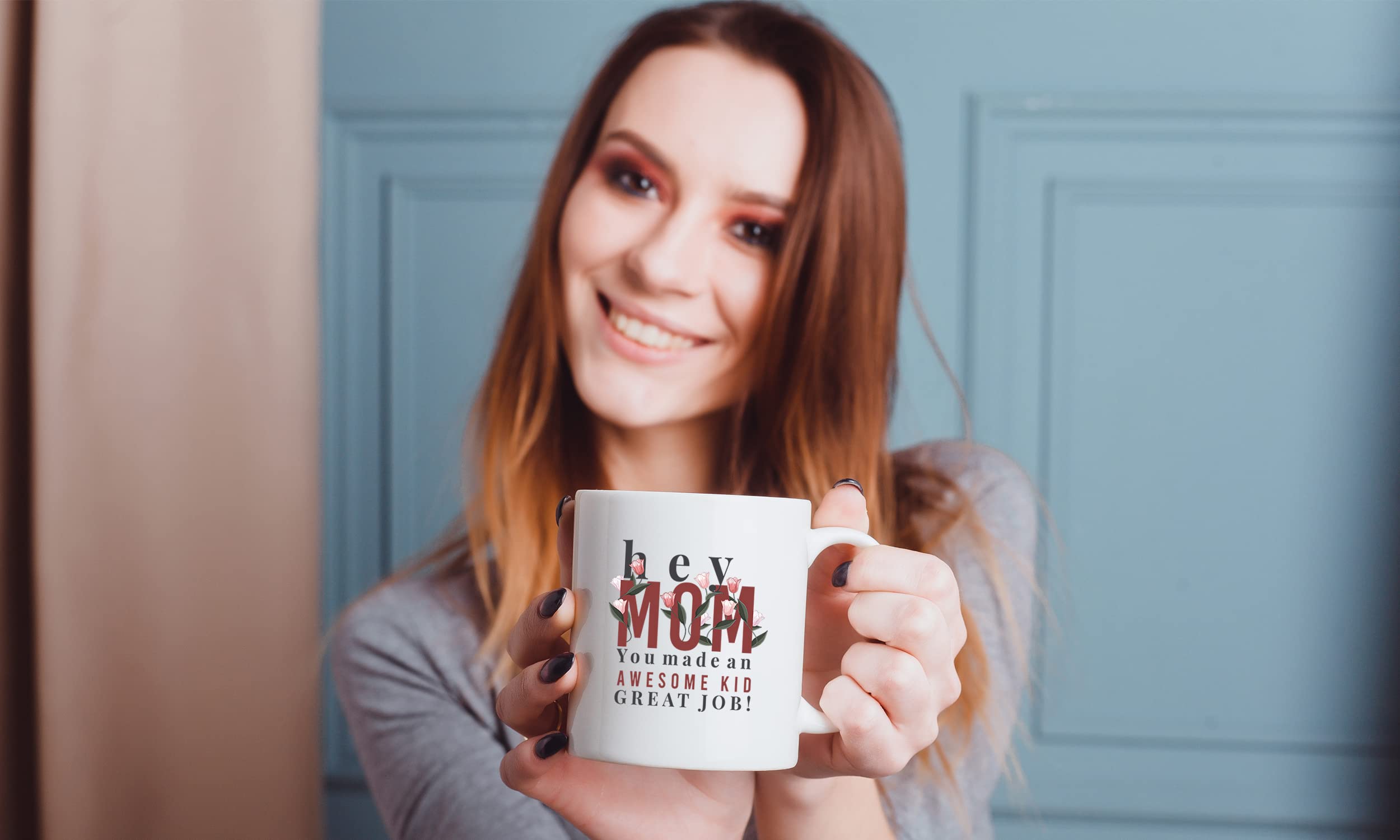 Winston & Bear Mom Coffee Mug - 11oz & 15oz Ceramic Mugs for Mother's Day, Birthday Gifts - Funny Saying Cups for Tea, Coffee Lovers - Perfect for Home, Office & Gift Giving