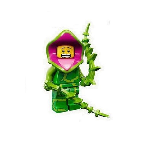 LEGO Minifigures Series 14 Plant Monster with Bonus Mini Figure Head - Collectible Building Toy for Kids & Adults, Perfect for LEGO Displays & Creative Play
