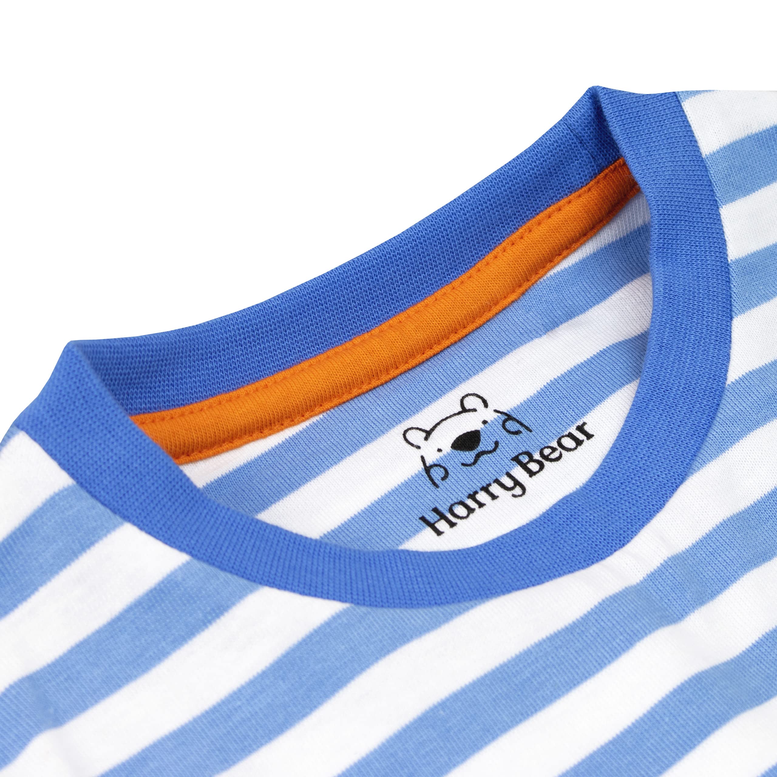 Harry Bear Boys T-Shirt with Digger Print - Cute Graphic Tee for Toddler & Kids Playtime, Outdoor Adventures & Casual Wear