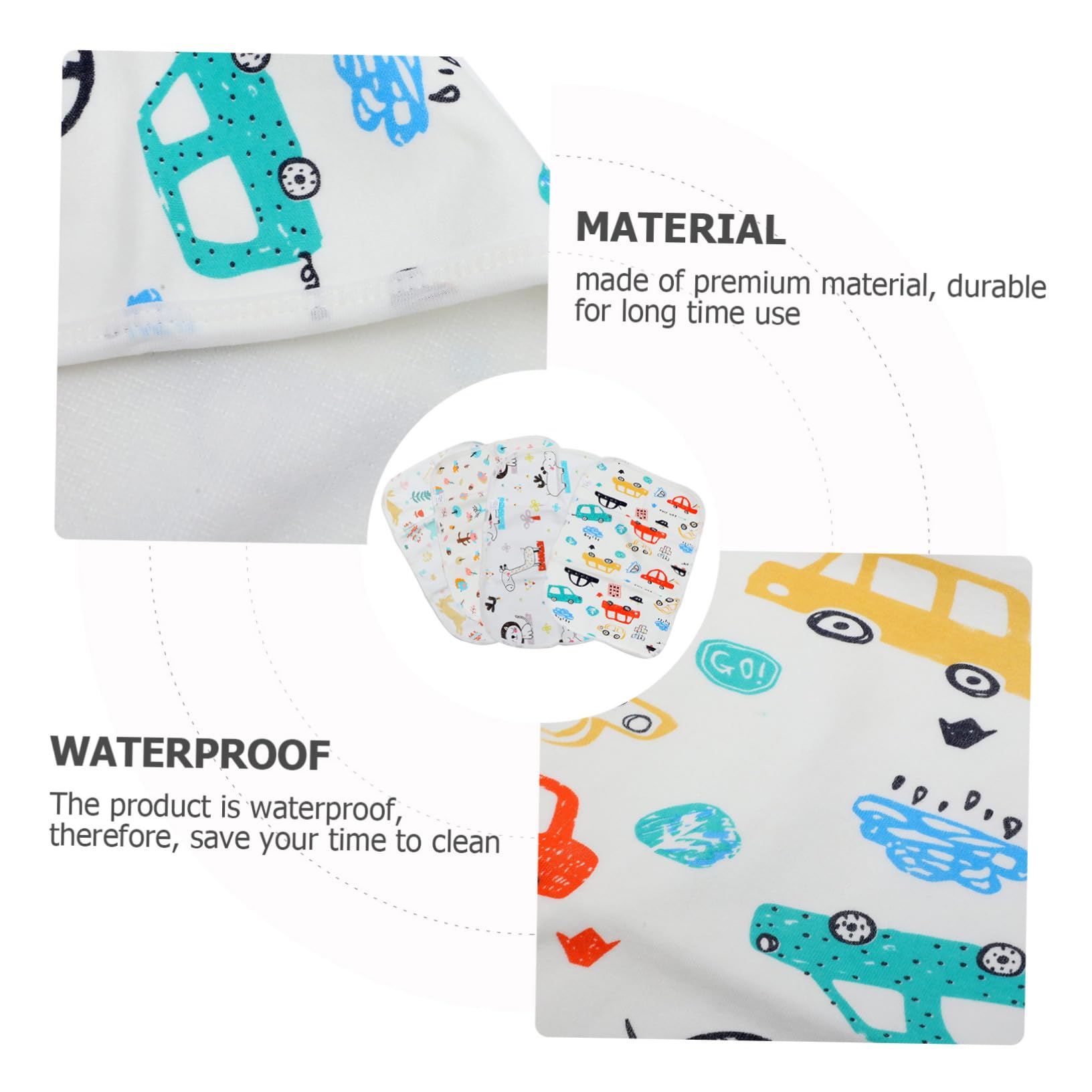 **iBasenice 12 Pcs Waterproof Pee Mattress Pad - Washable Bed Mat for Baby Changing, Incontinence & Pet Protection - Ideal for Toddlers, Elderly Care & Travel**
