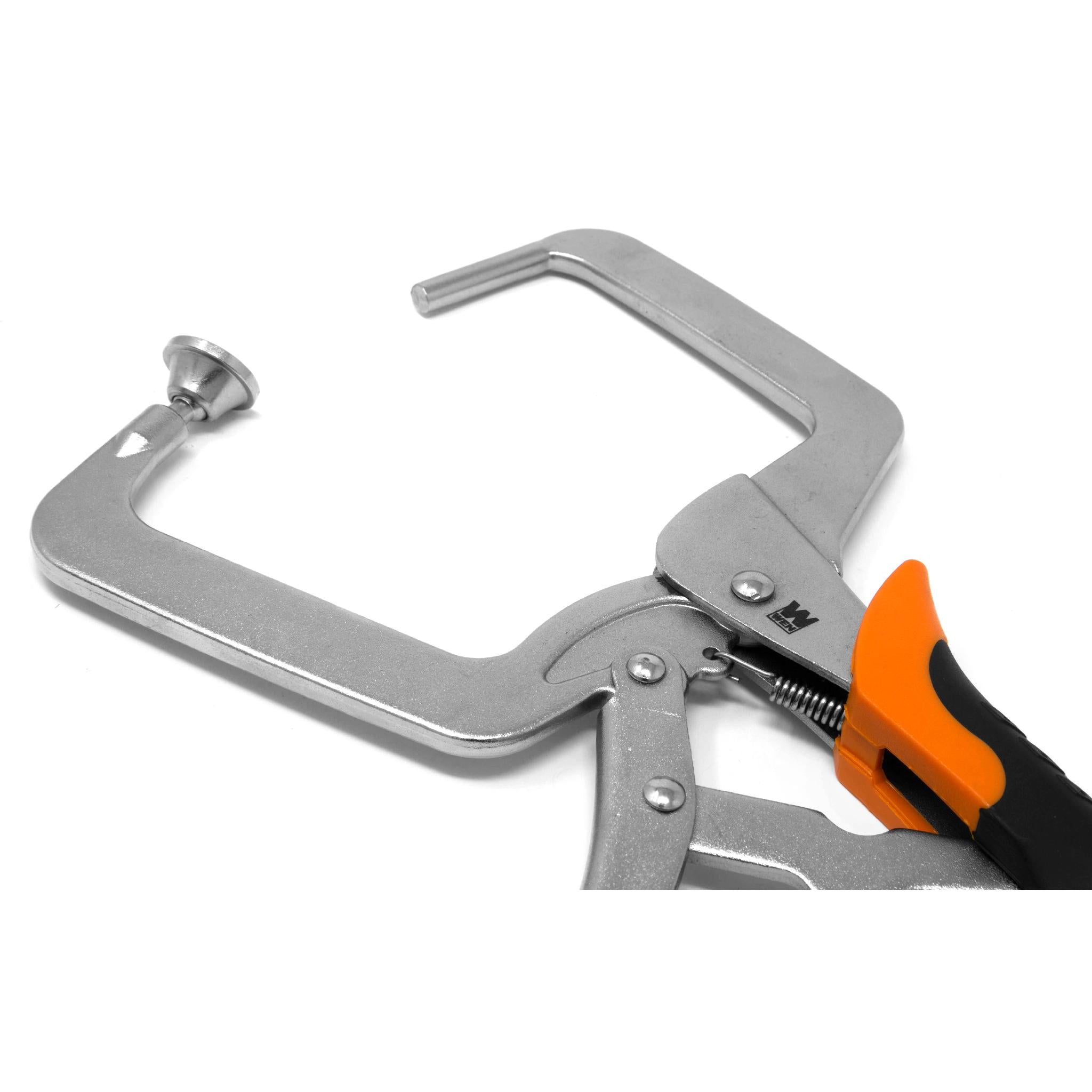 WEN CL436R 4 Inch Right Angle Clamp for Woodworking & Pocket Hole Joinery - Perfect for Cabinets, Furniture & DIY Projects