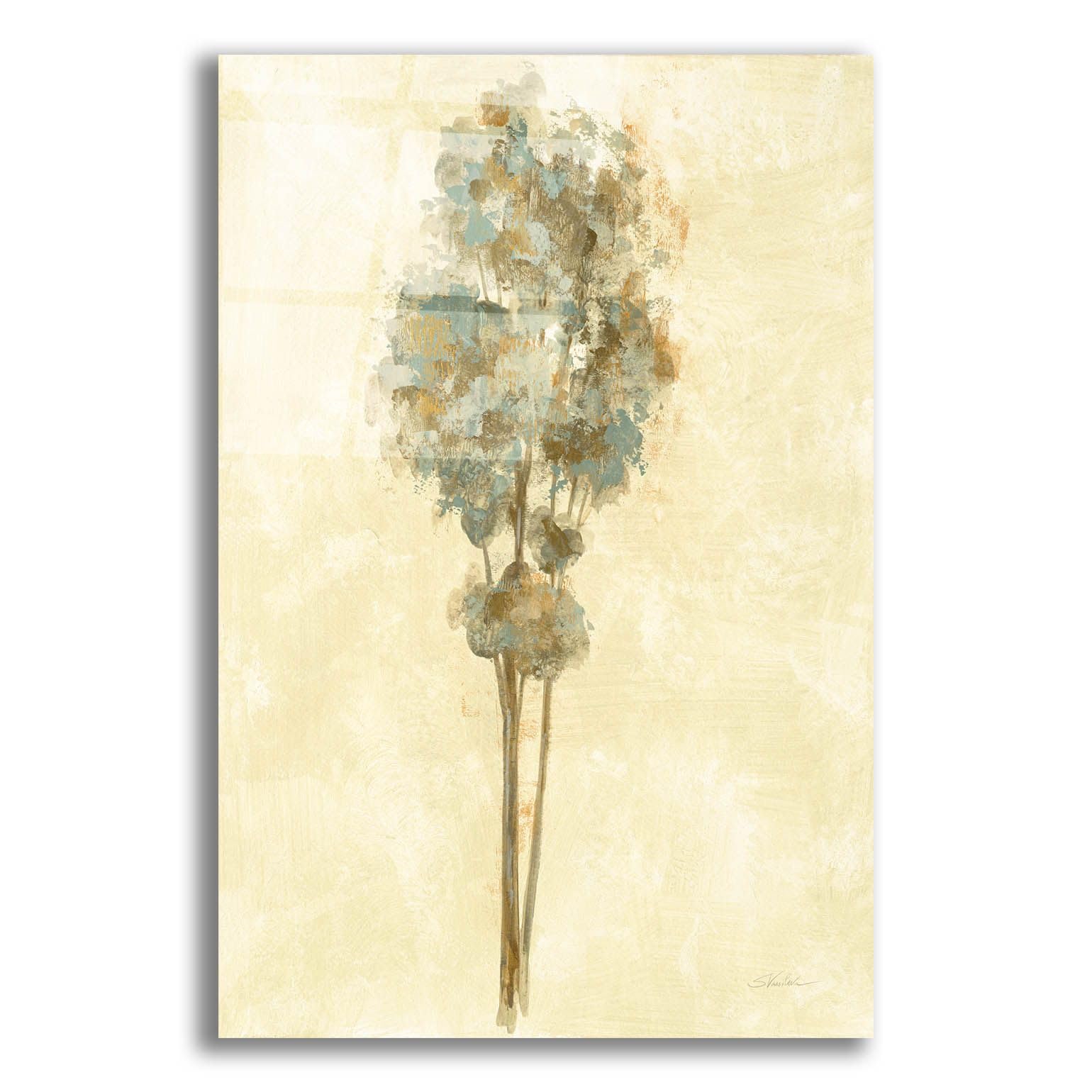 Ethereal Tree IV by Silvia Vassileva - 16x24 Inch Acrylic Glass Wall Art Painting, Modern Home Decor for Living Room, Bedroom & Office