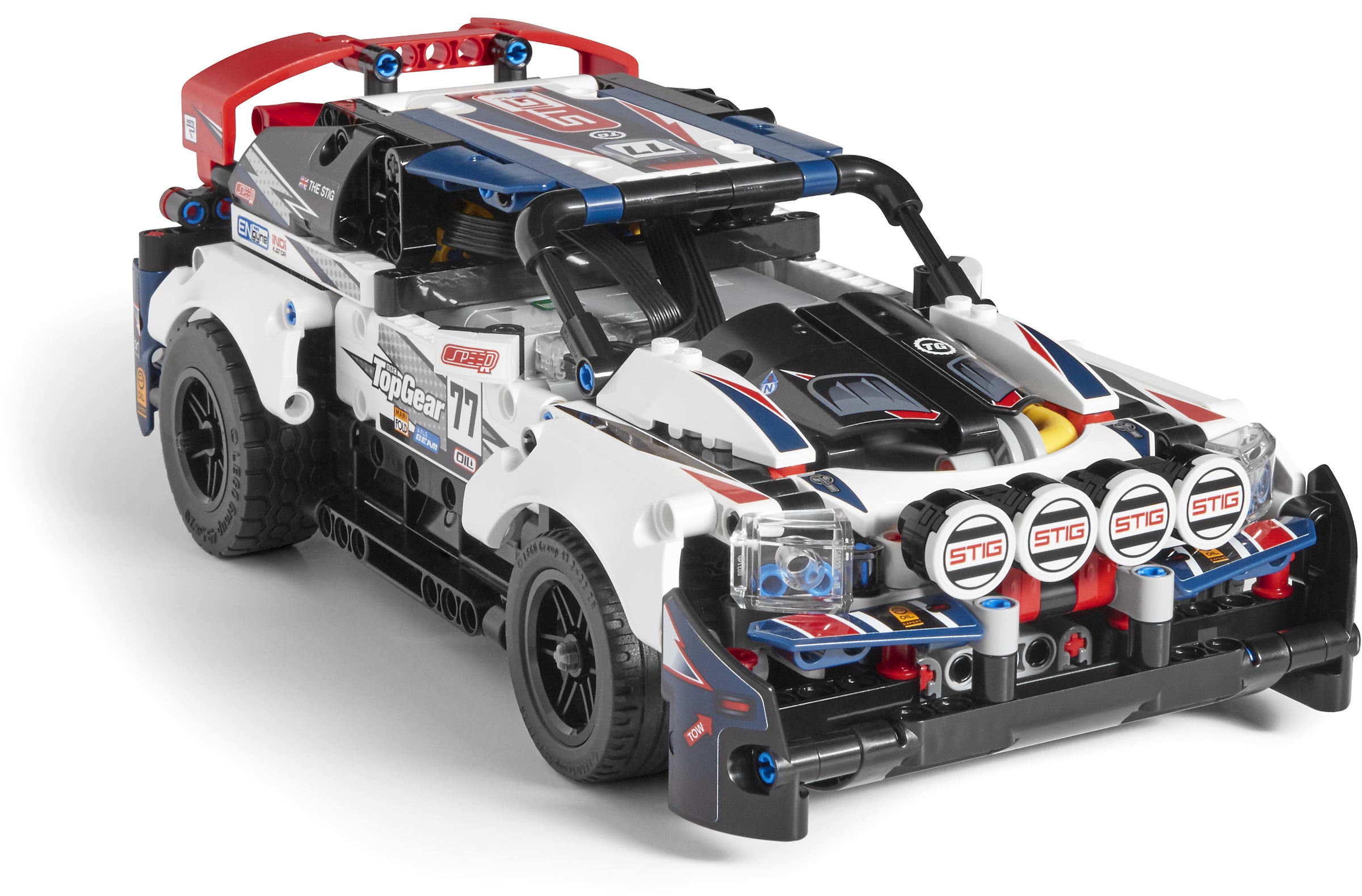 LEGO 42109 App Controlled Top Gear Rally Car - Remote Control Building Kit for Kids & Adults, STEM Toy for Creative Play - Perfect for Racing, Collecting & Gift Giving