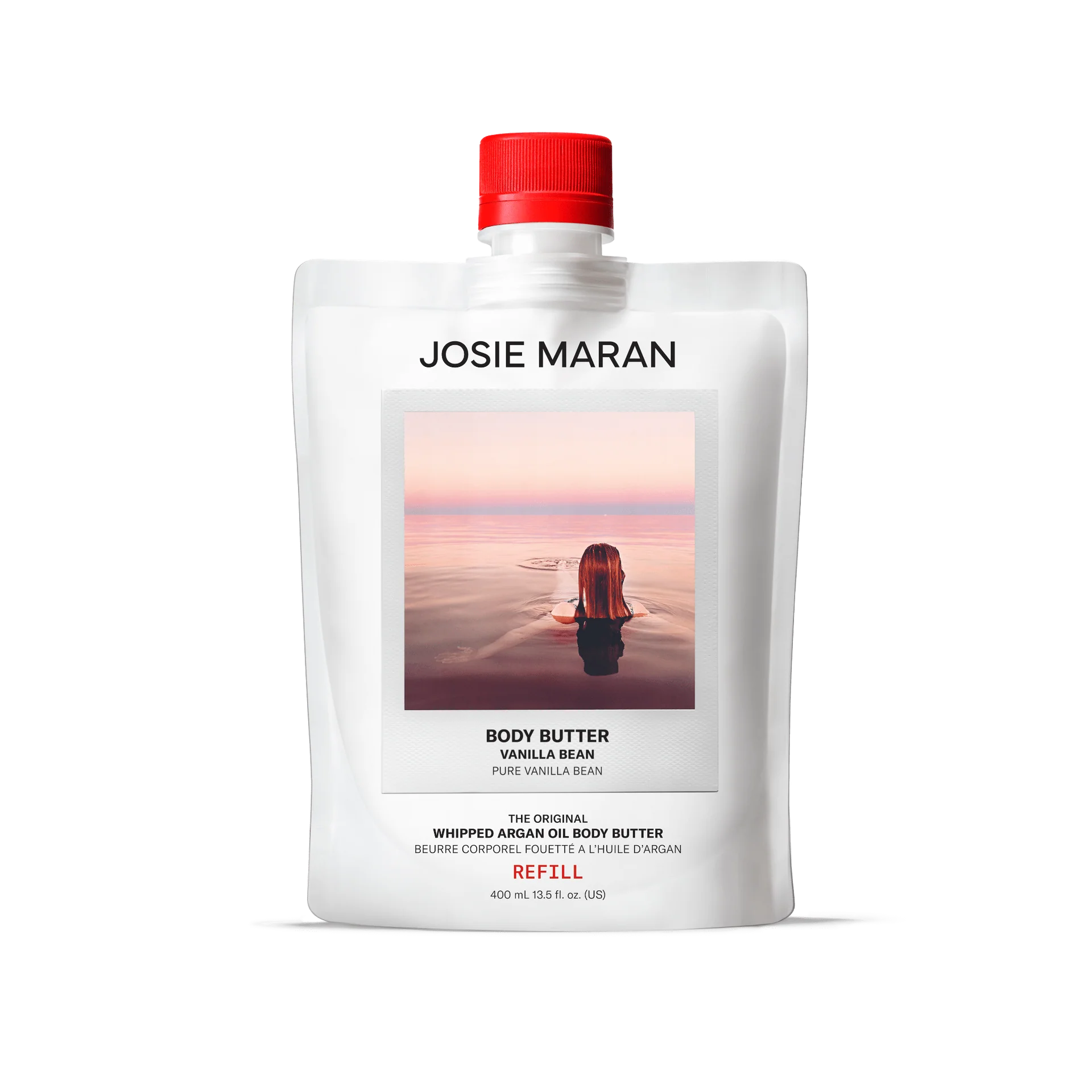 Josie Maran Whipped Argan Oil Body Butter - Ultra Hydrating Moisturizing Cream for Dry Skin, Natural & Organic Skincare - Perfect for Daily Use, After Shower & Nighttime Routine