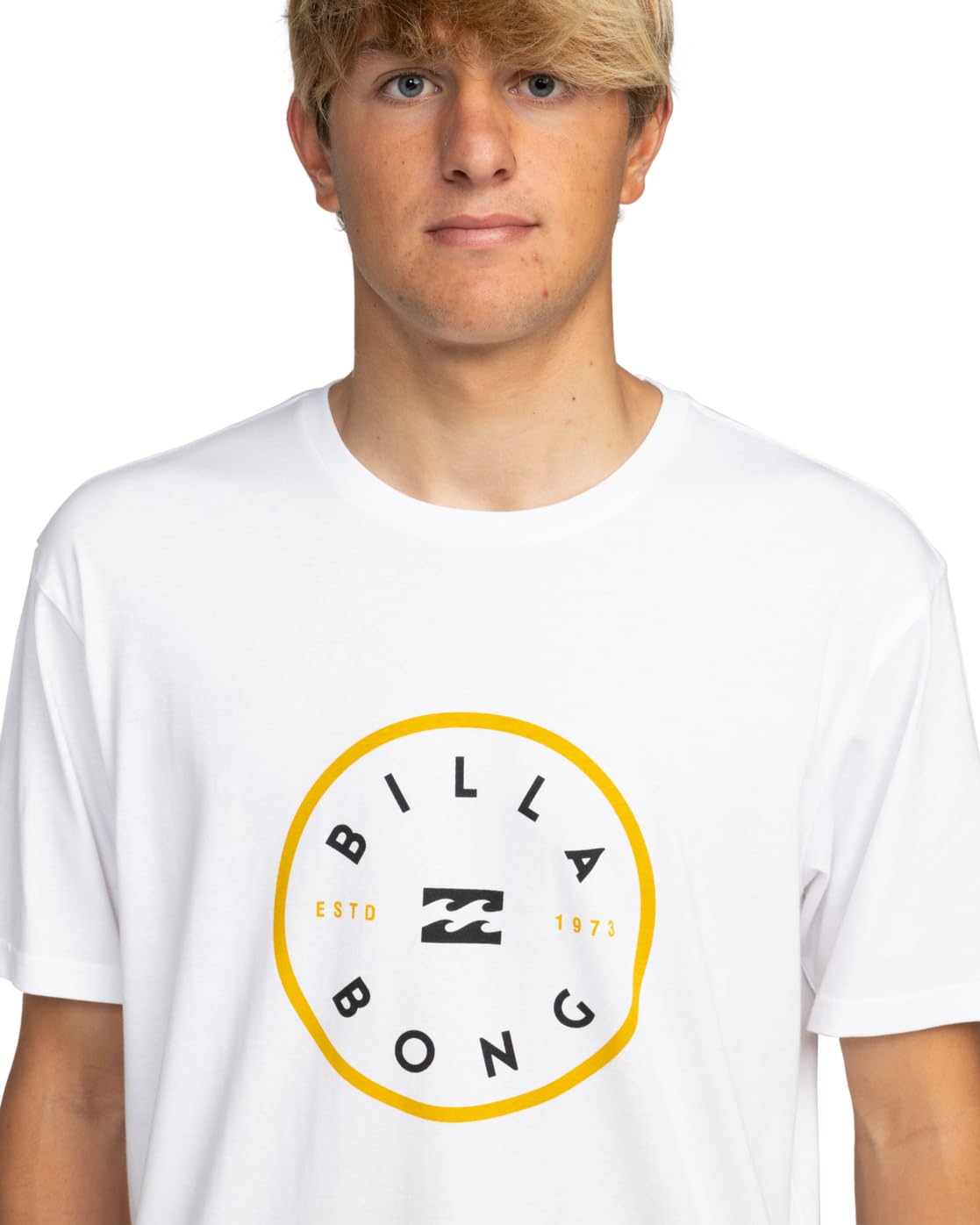 BILLABONG Men's Rotor Screen Printed T-Shirt - Comfortable Casual Short Sleeve Tee for Surfing, Beach & Everyday Wear
