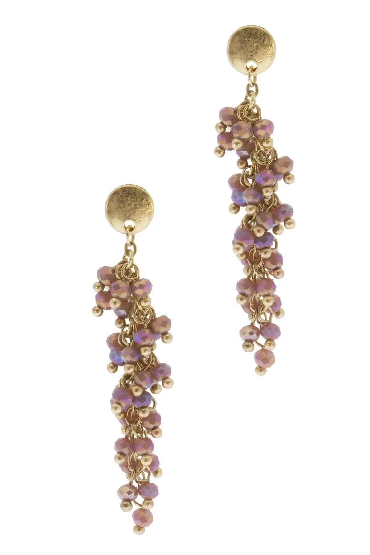 Floral Beaded Dangle Earrings for Women | Bohemian Handmade Jewelry | Perfect for Weddings, Parties & Everyday Wear