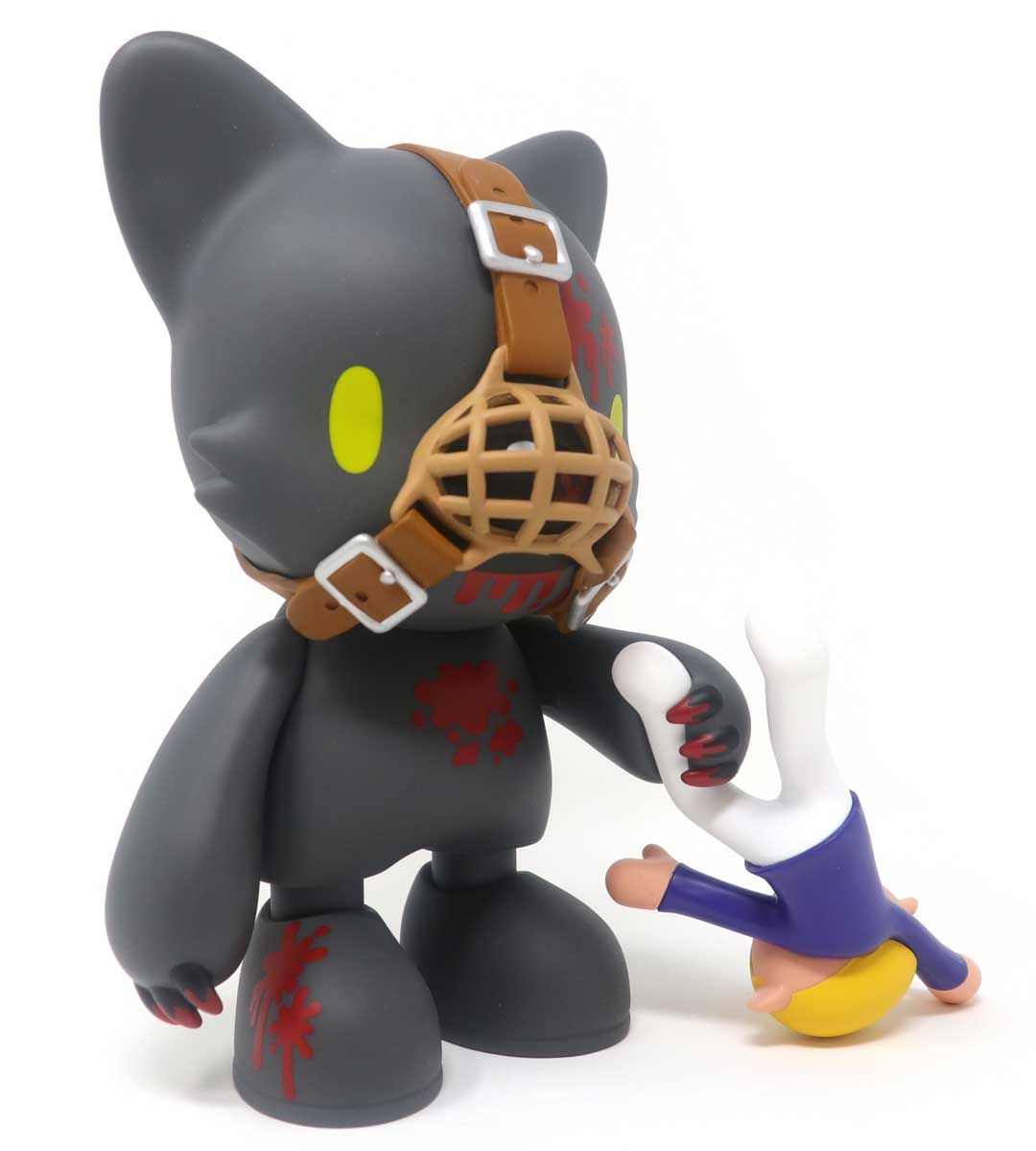 Gloomy in Black Superjanky Mori Chack Plush Toy - Cute Kawaii Bear Collectible for Anime Fans, Home Decor & Gift Giving