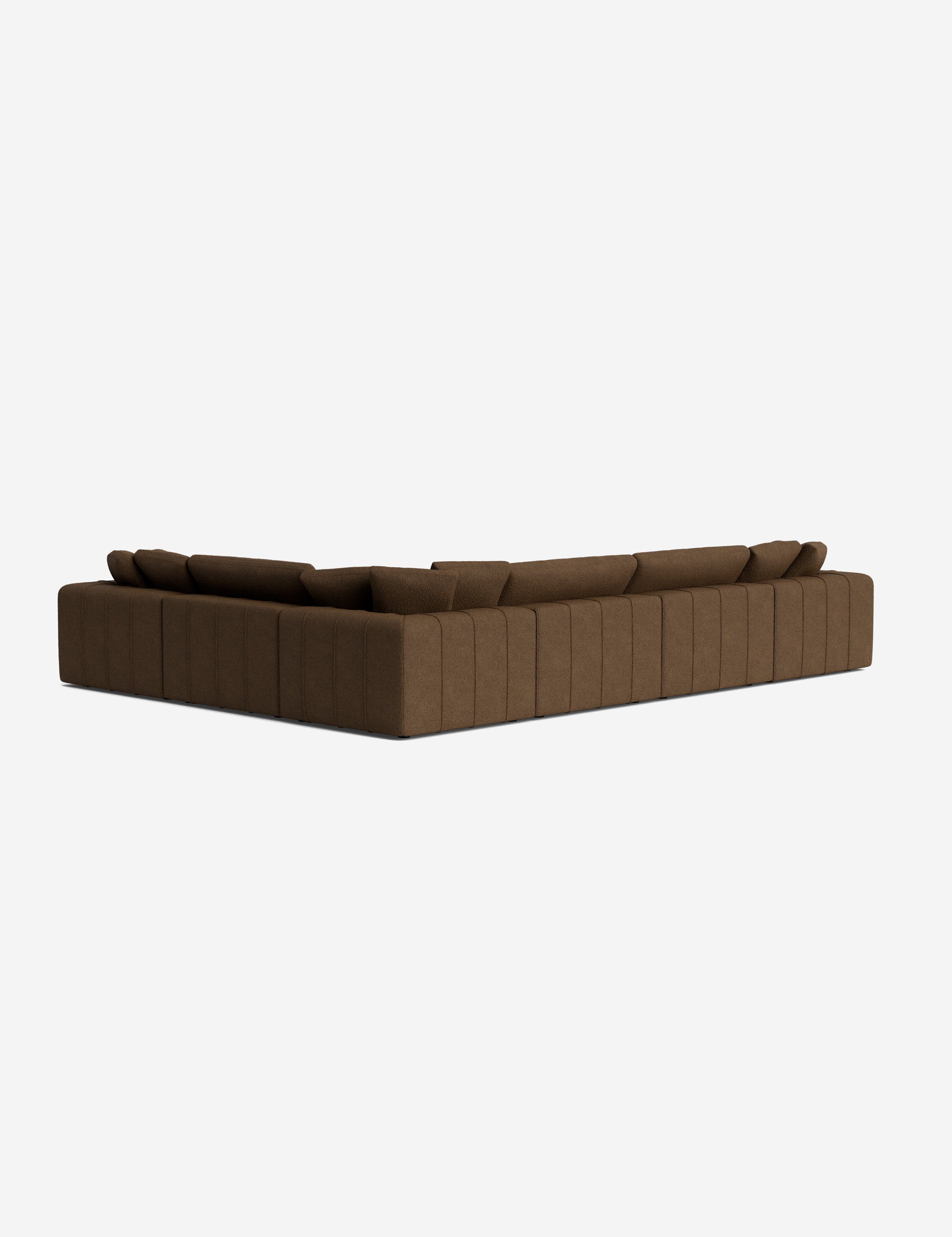 Capella Modular Corner Sectional Sofa - Modern L-Shaped Couch for Living Room, Home Theater & Lounge Areas | Customizable Comfortable Furniture