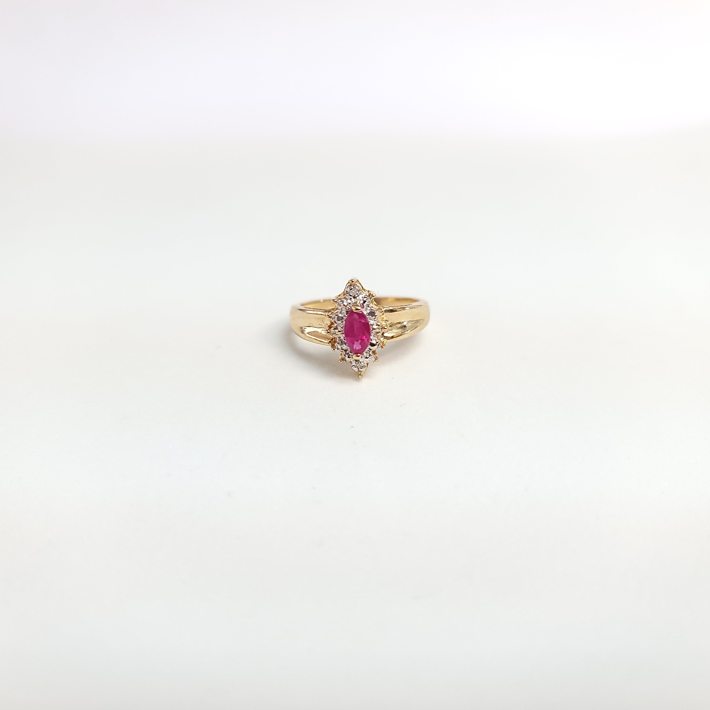Exquisite Marquise Ruby and Diamond Halo Engagement Ring - Perfect for Proposals, Anniversaries & Special Occasions
