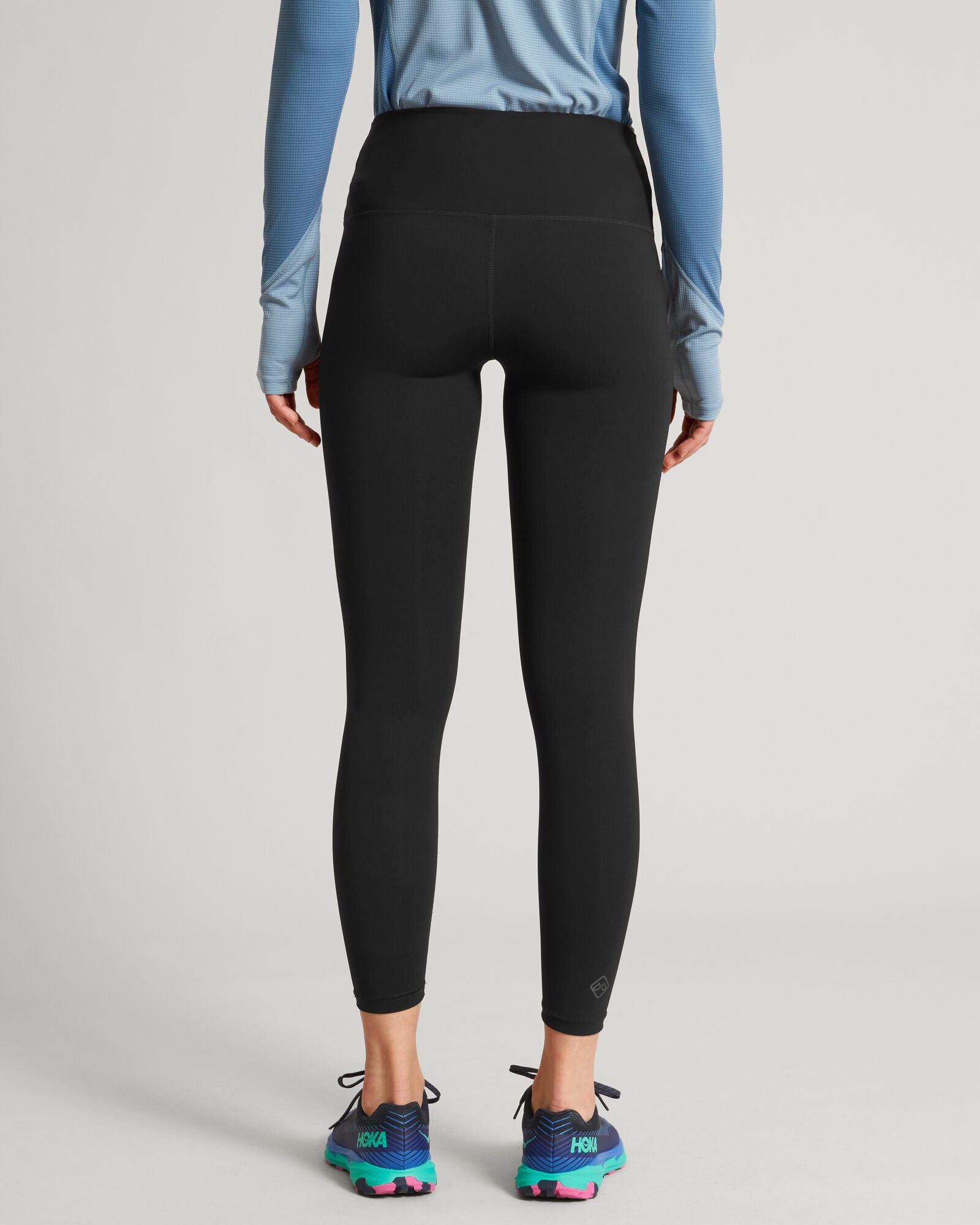 Kamana Women's High Waisted Yoga Leggings - Black - Soft Stretchy Workout Pants for Running, Gym & Lounge Wear
