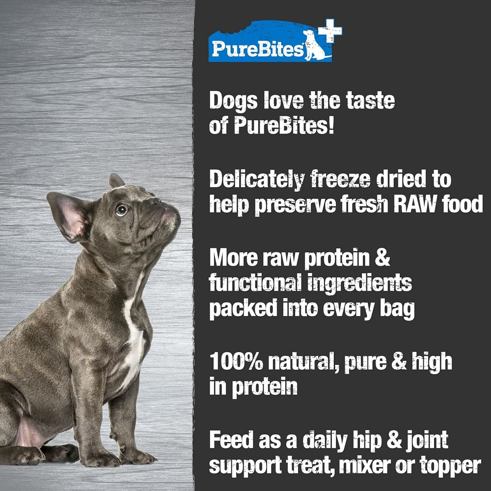 Premium Freeze-Dried Hip & Joint Support Dog Treats - Natural Mobility Supplement for Senior Dogs & Active Pets - Perfect for Training, Rewards & Joint Care