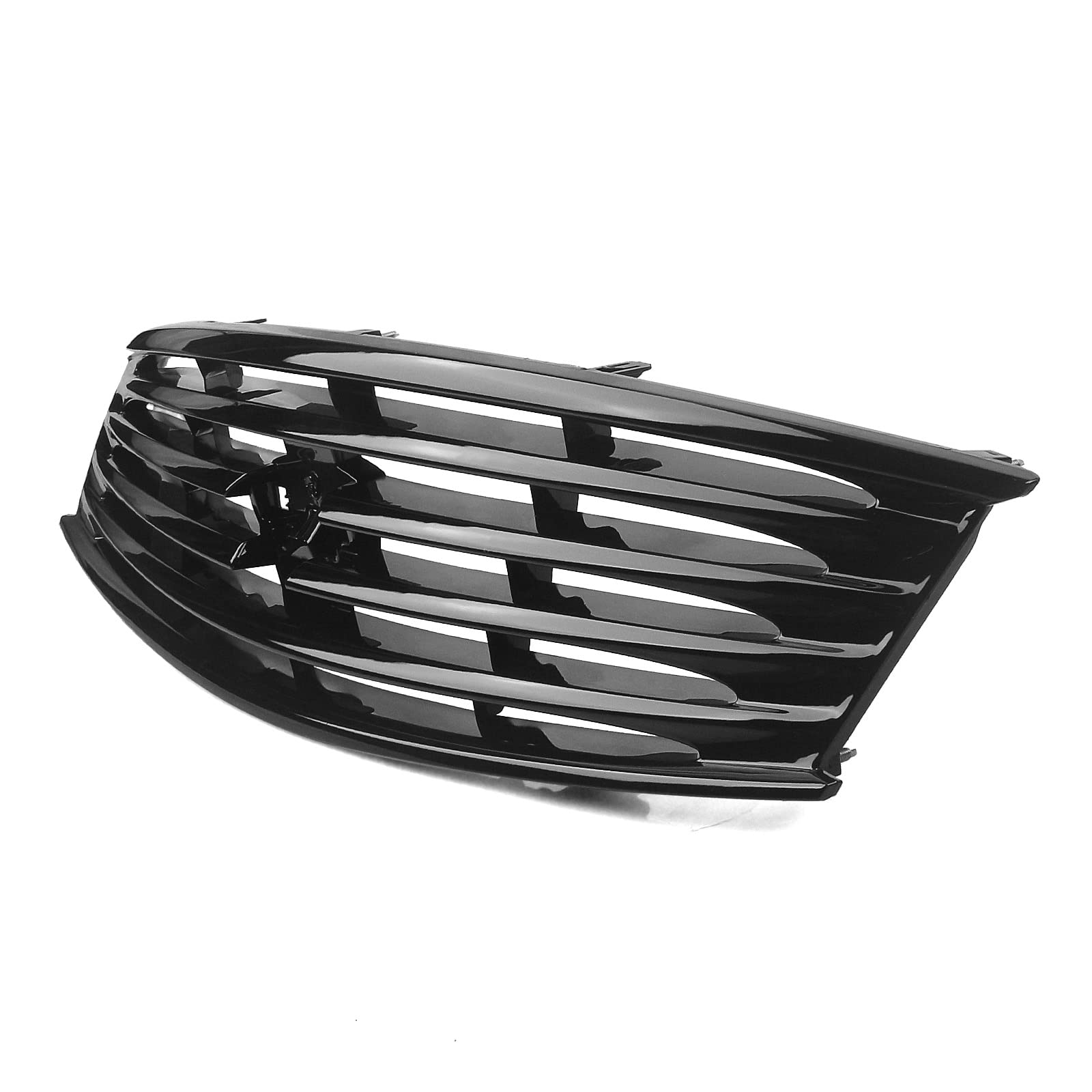 Glossy Black Front Bumper Grill Grille for Infiniti G37 Coupe 2008-2013 - Perfect Upgrade for Enhanced Style & Protection on 2-Door Models | Ideal for Car Enthusiasts & Custom Builds