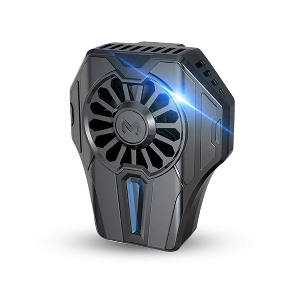 XZJJZ Mobile Phone Cooling Fan - ABS Phone Radiator Case with Cold Wind Handle for PUBG Gaming | Portable Water Cooled Radiator Accessories for Smartphones | Perfect for Gaming, Streaming & Overheating Prevention
