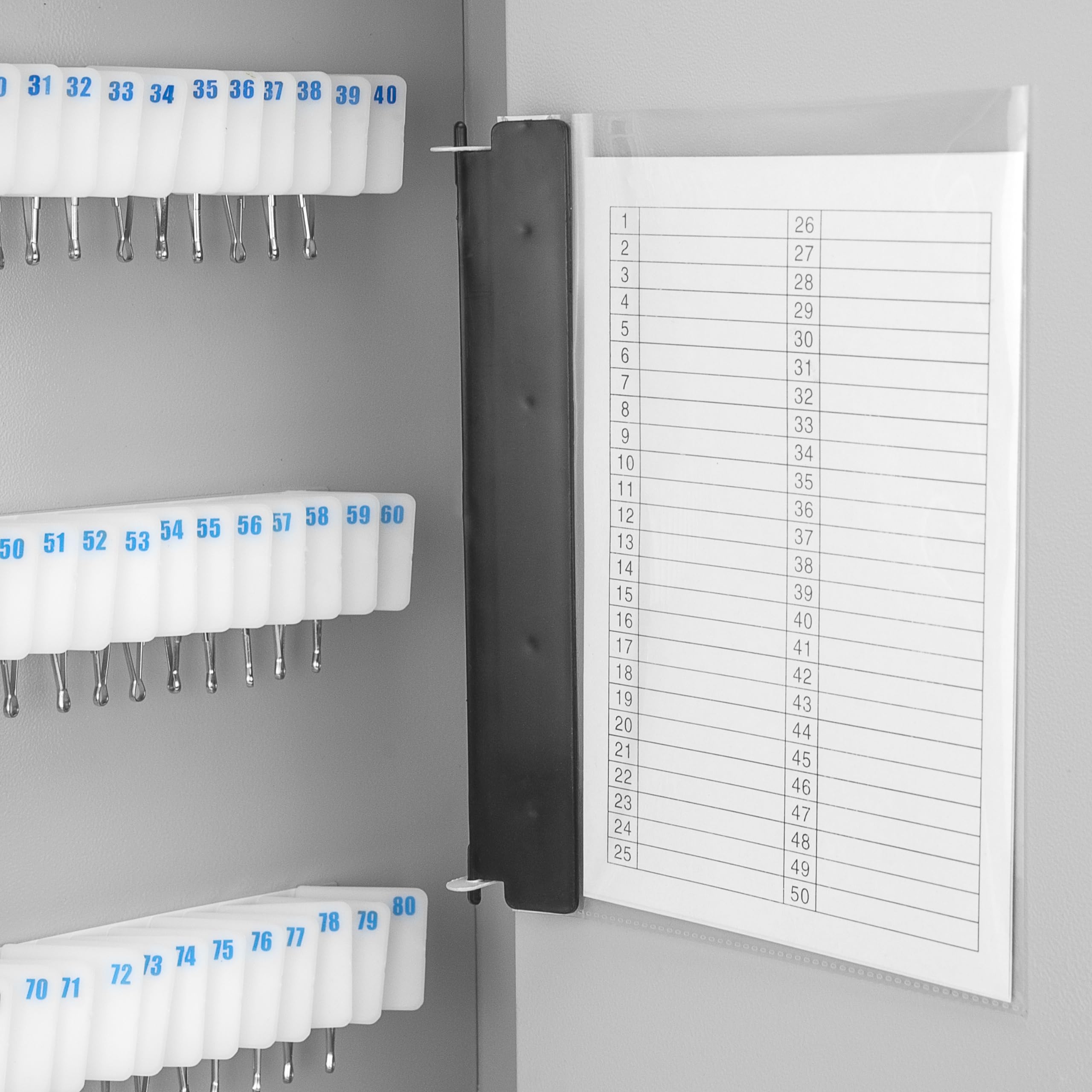 BARSKA 240-Key Large Key Storage Cabinet with Secure Key Lock - Ideal for Home, Office, and Commercial Key Organization