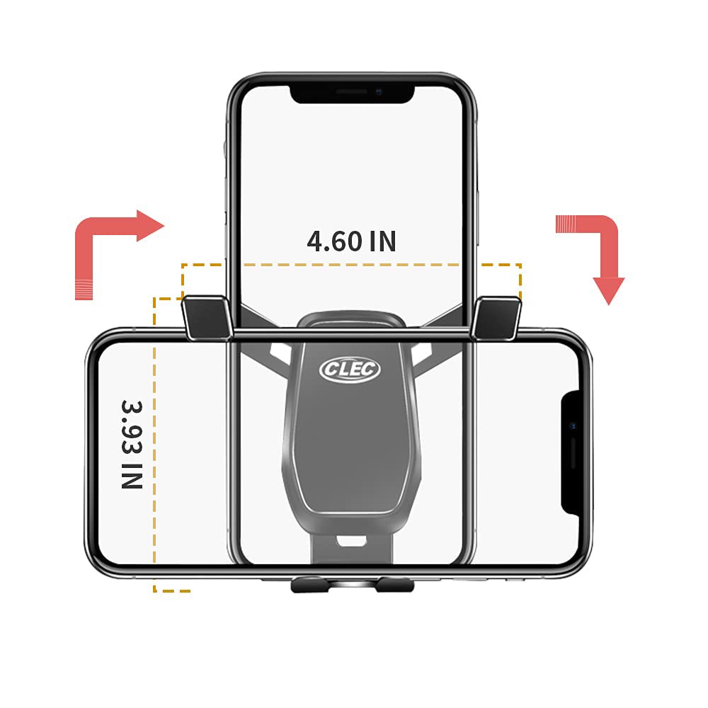 2021-2023 Toyota Camry Car Phone Mount - Universal Air Vent Phone Holder Stand for 4-7 Inch Smartphones (iPhone, Samsung, etc.) - Big Phone Friendly & Secure Grip - Perfect for Hands-Free Navigation & Safe Driving
