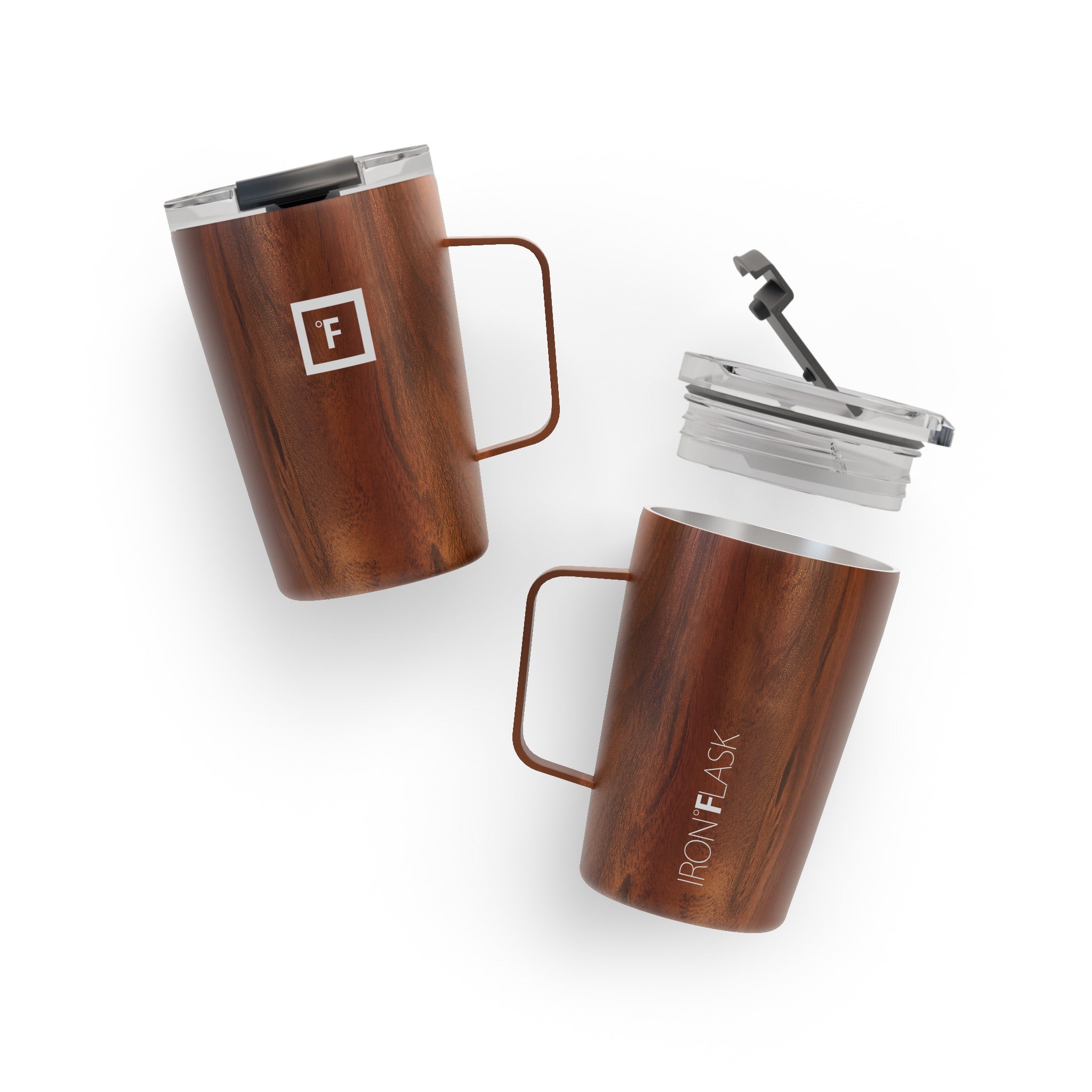 12 Oz Non-Slip Grip Coffee Mug - Insulated Travel Mug for Hot & Cold Drinks - Perfect for Office, Commute, Camping & Outdoor Activities