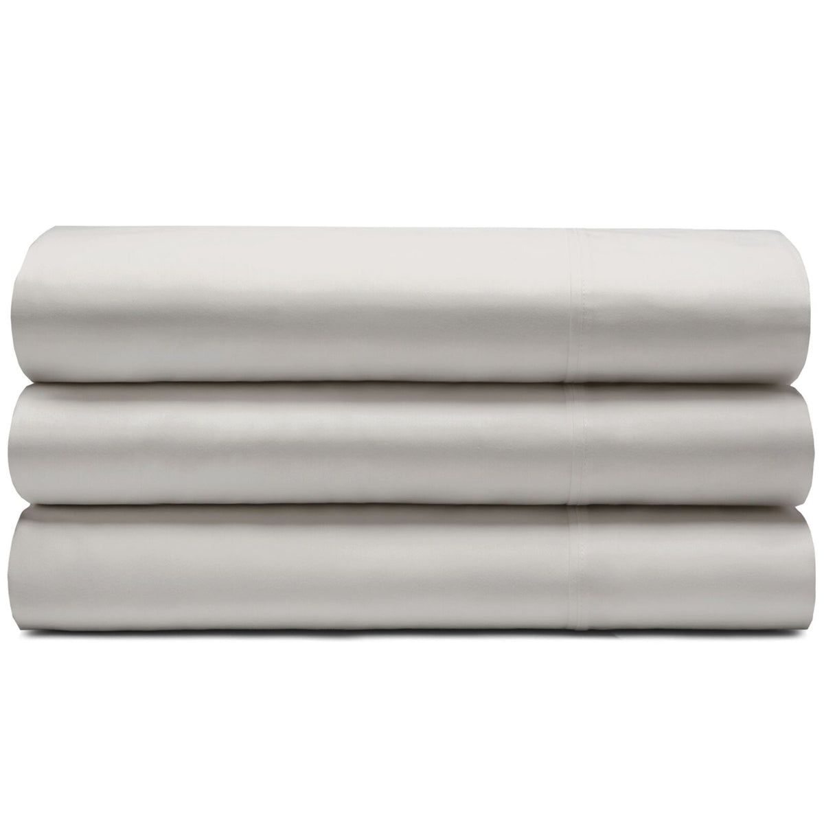 Belledorm 600 Thread Count Cotton Sateen Bed Sheets - Ivory Queen Size - Luxury Soft & Breathable Bedding Set - Perfect for Master Bedroom, Guest Room & Hotel Use