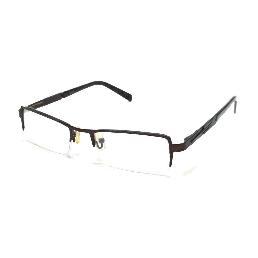 Supra Half Frame Blue Light Blocking Computer Glasses C002BR - Reduce Eye Strain for Gaming, Office Work & Screen Time - Stylish Blue Light Filter Glasses for Men & Women