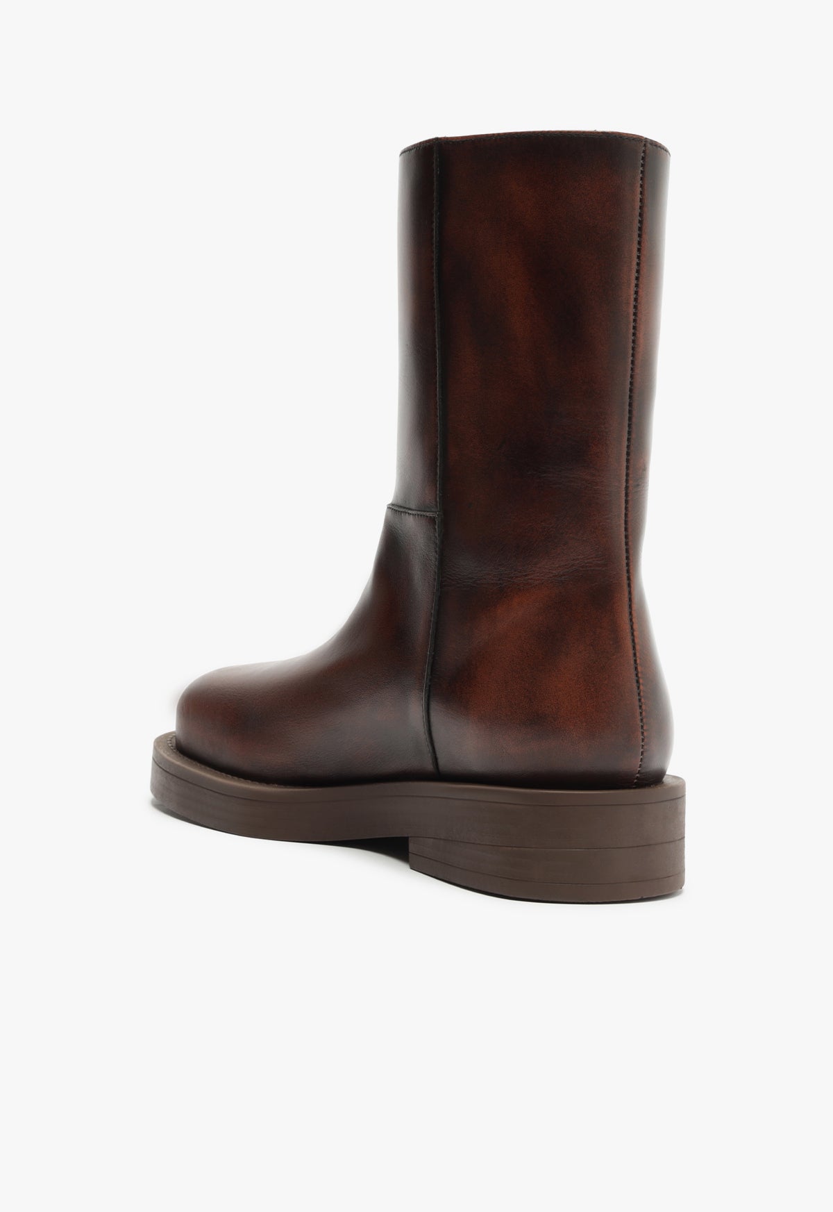 Jamie Leather Boots for Women - Low Heel Ankle Boots F24 S2195600130002 | Stylish & Comfortable for Casual Wear, Office & Date Nights