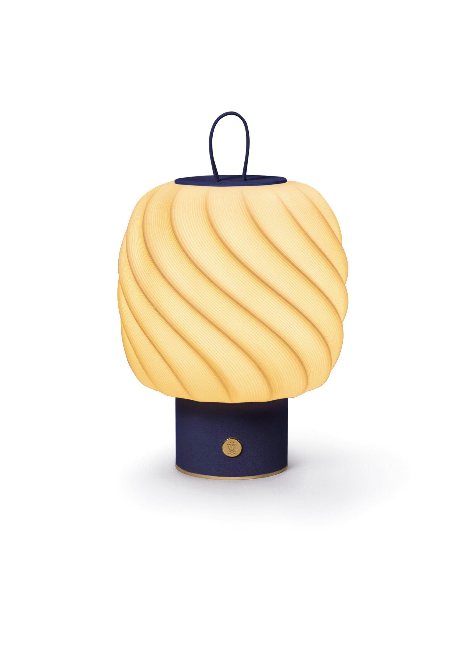 LLADRÓ Blue Ice Cream Portable Lamp - Medium Size | Decorative Night Light for Bedroom, Kids Room & Nursery
