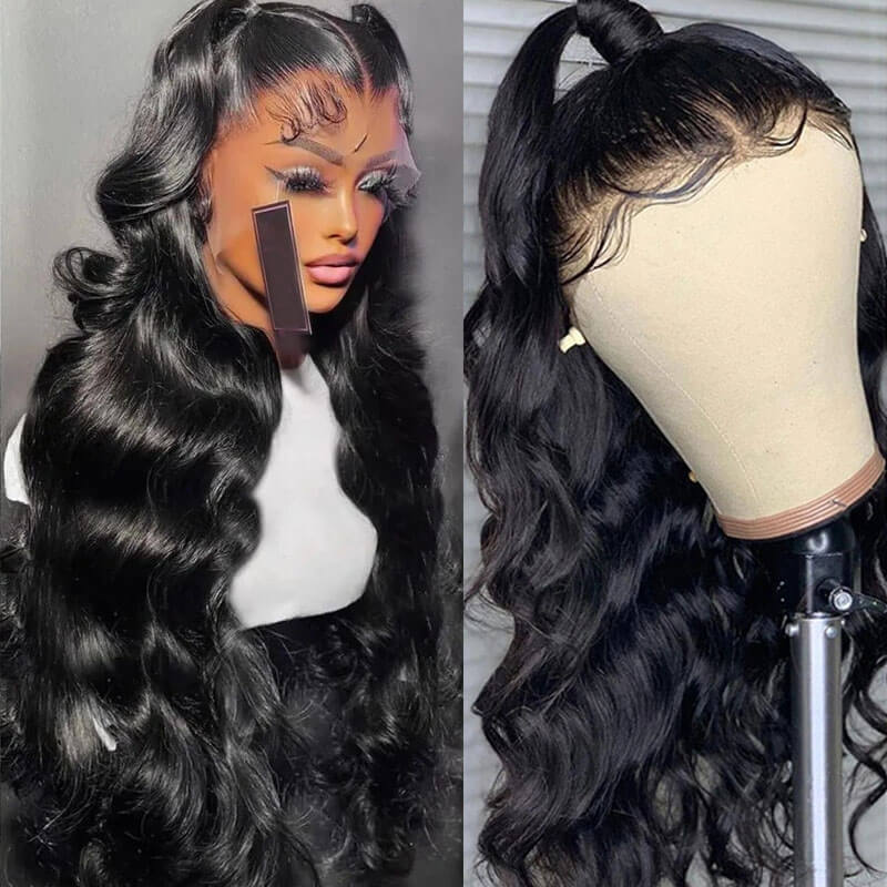 Eullair 360 Lace Frontal Wig - 100% Human Hair, Breathable & Versatile (12-30 Inch) - Perfect for Daily Wear, Cosplay, and Special Occasions