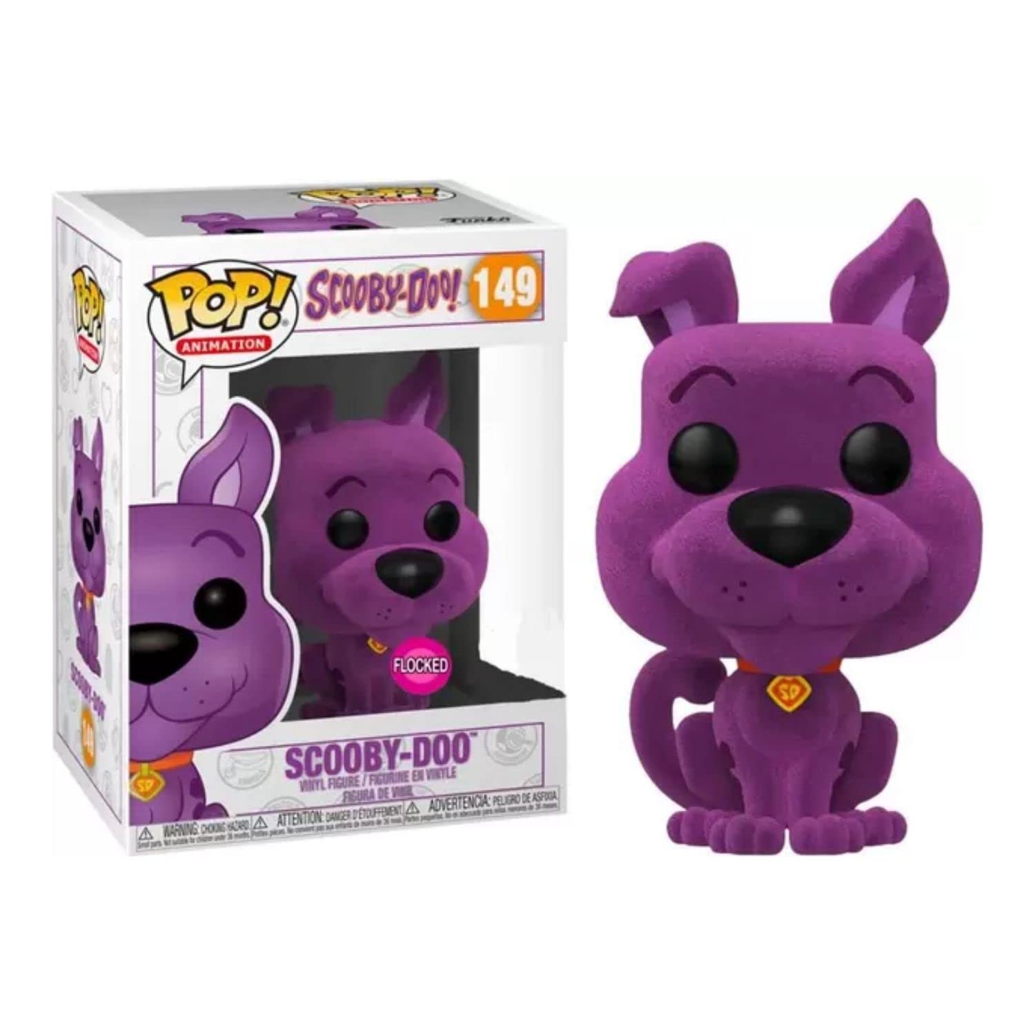 Funko Pop! Scooby-Doo Purple Flocked Exclusive #149 Collectible Vinyl Figure - Perfect for Display, Gifts & Pop Culture Fans