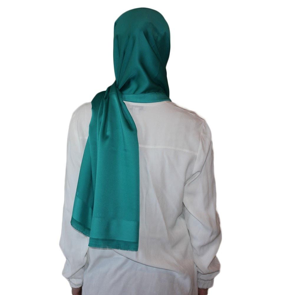 Aker Solid Shawl 1002SLK 954 Sea Green - Lightweight Womens Wrap Scarf for Casual Outfits, Office Wear & Evening Dresses