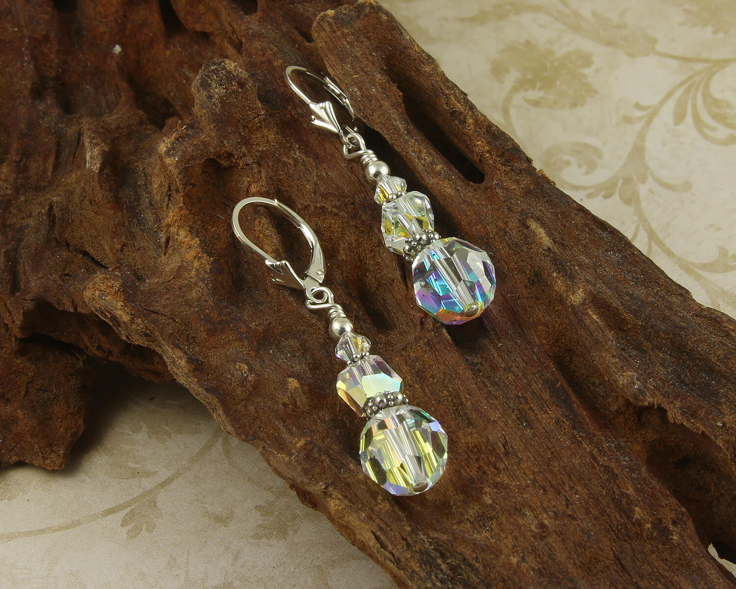 Sparkling Crystal Drop Beaded Earrings for Women - Elegant Dangle Earrings for Party, Wedding & Evening Occasions
