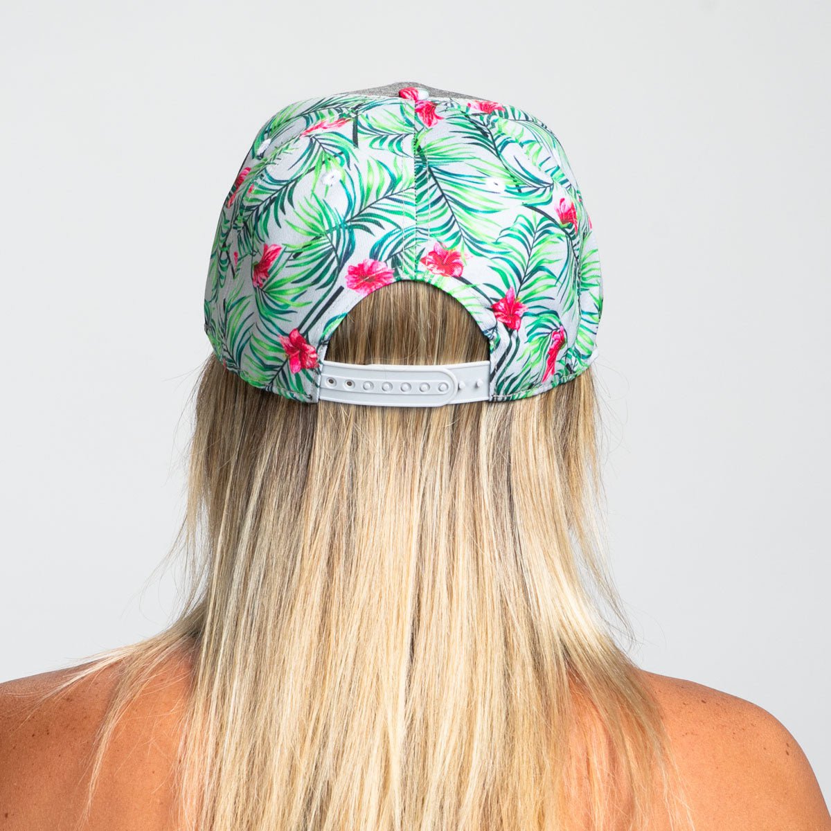 Unisex Flat Bill Denim & Green Floral Baseball Cap - Stylish Adjustable Snapback Hat for Men & Women - Perfect for Outdoor Activities, Sports, and Fashion