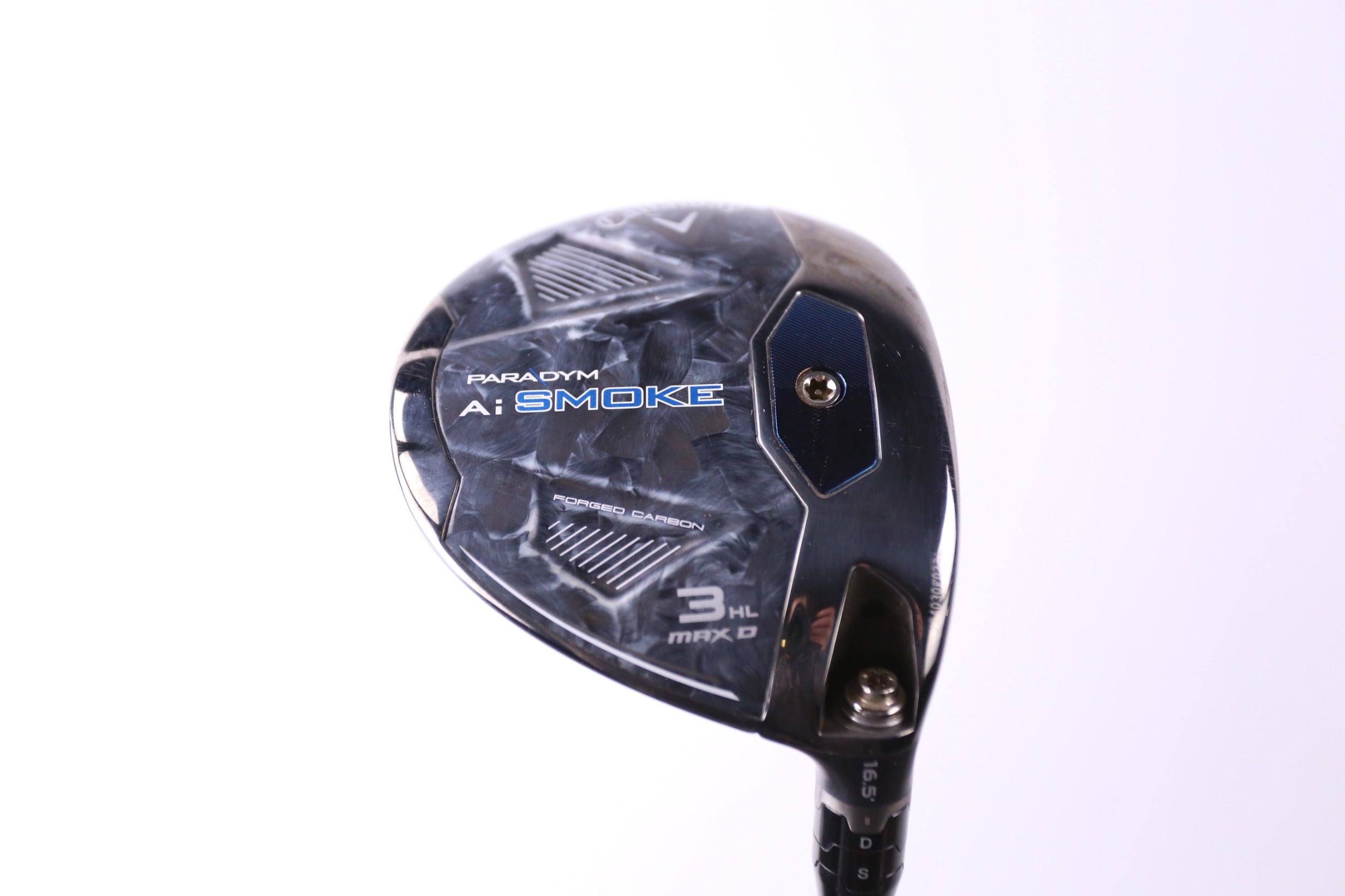 Used Callaway Paradym Ai Smoke MAX D 3HL Wood - Right Handed 16.5° Senior Flex Golf Club for Men | Perfect for High Launch & Forgiveness on the Fairway