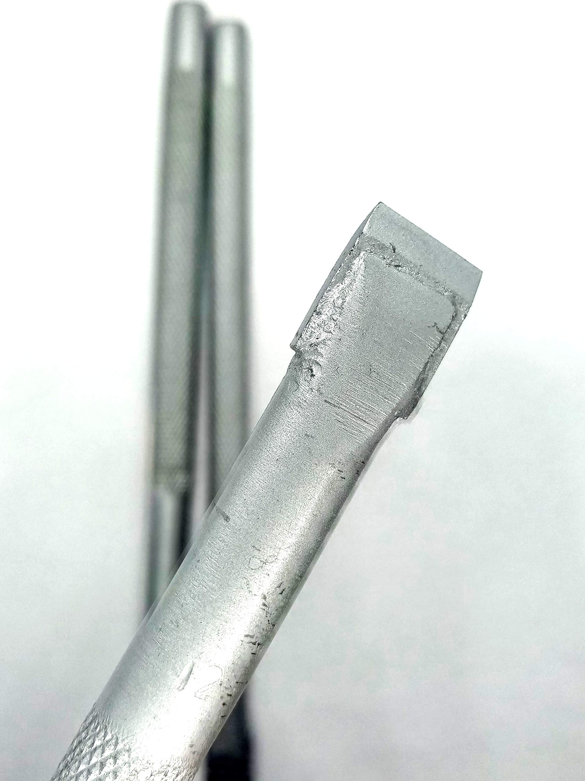 Premium Ukrainian Diamond Tool Carbide Chisel Set (12mm, 3pcs) - Knurled Handle for Stone Carving & Masonry Work - Perfect for Sculpting, Tile Cutting & Professional Stonework