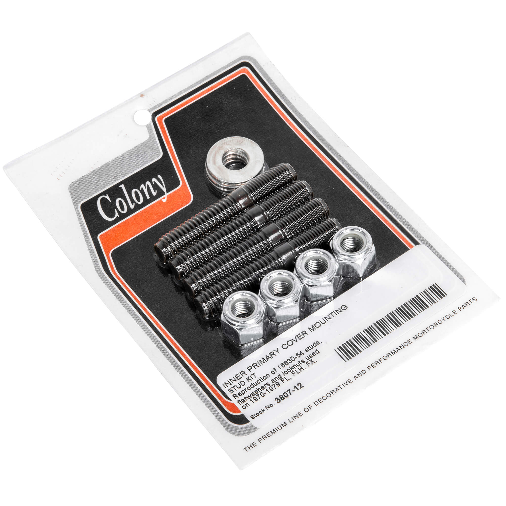 12 Inner Primary Cover Mounting Stud Kit for 1970-1979 Harley Davidson FL/FLH/FX - Compatible with Big Twin Models, Perfect for Engine Repair & Restoration Projects
