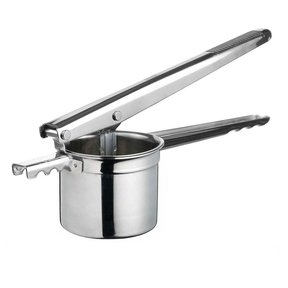 Premium Cuisinox Potato Ricer - Heavy Duty Stainless Steel Potato Masher with 3 Interchangeable Disks - Perfect for Mashed Potatoes, Baby Food & Purees - Essential Kitchen Tool for Home Chefs & Restaurants