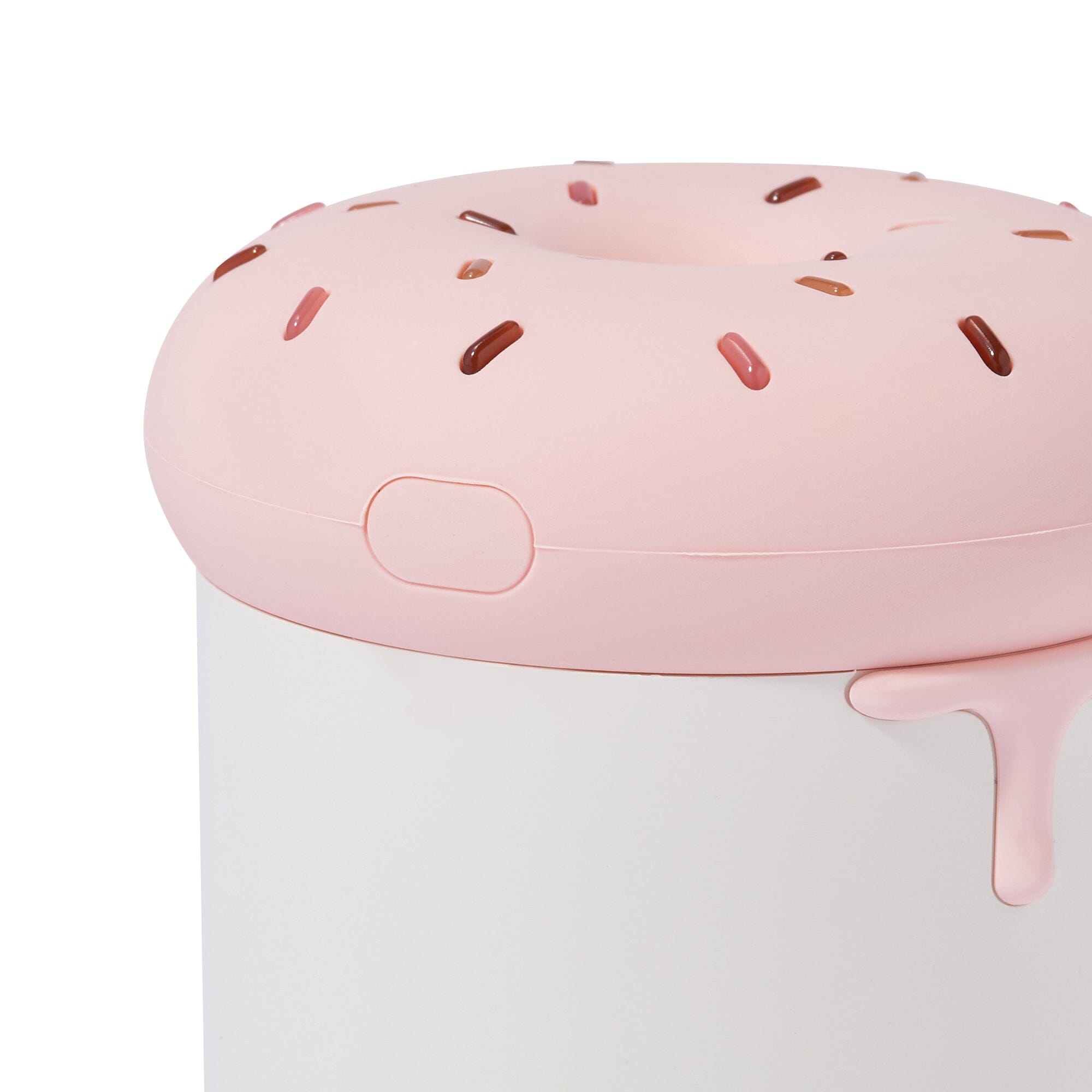 Mini USB Donut Humidifier - Cute Pink Aromatherapy Diffuser for Home, Office, Bedroom & Nursery | Portable Air Moisturizer with Night Light