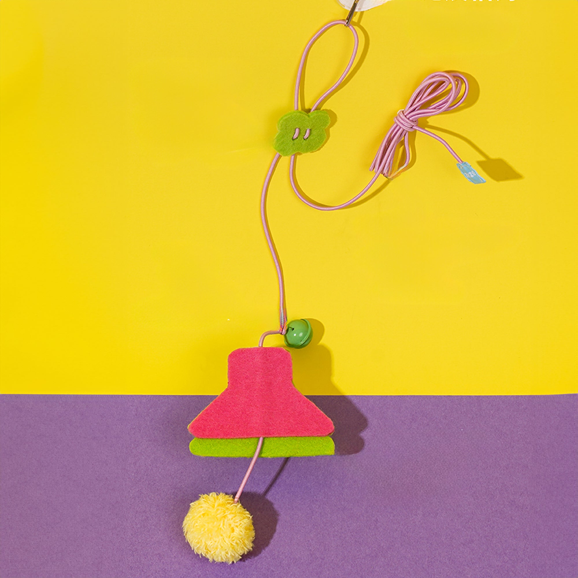 ZEZE Pets Elastic String Cat Toy - Interactive Play for Kittens & Cats - Perfect for Indoor Exercise & Bonding